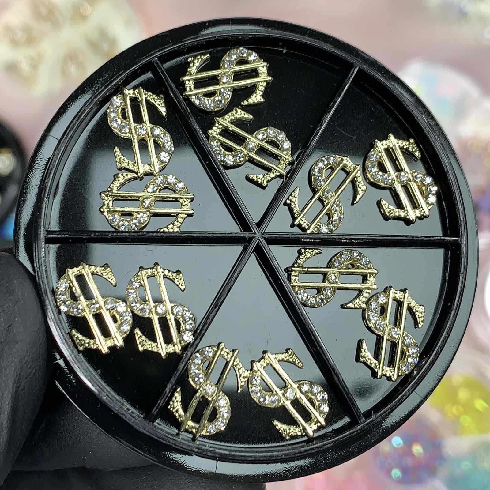 12 pcs (Big) Dollar Sign Charms for Nails designer - Image 4