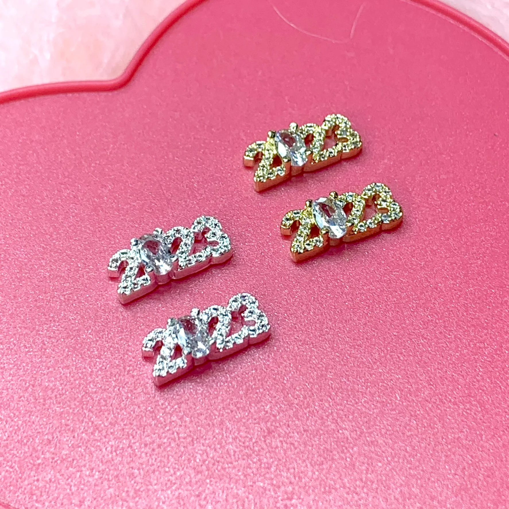 4pcs 2023 Charms (3D) for Happy New Year's Eve Nail Ideas - Image 6