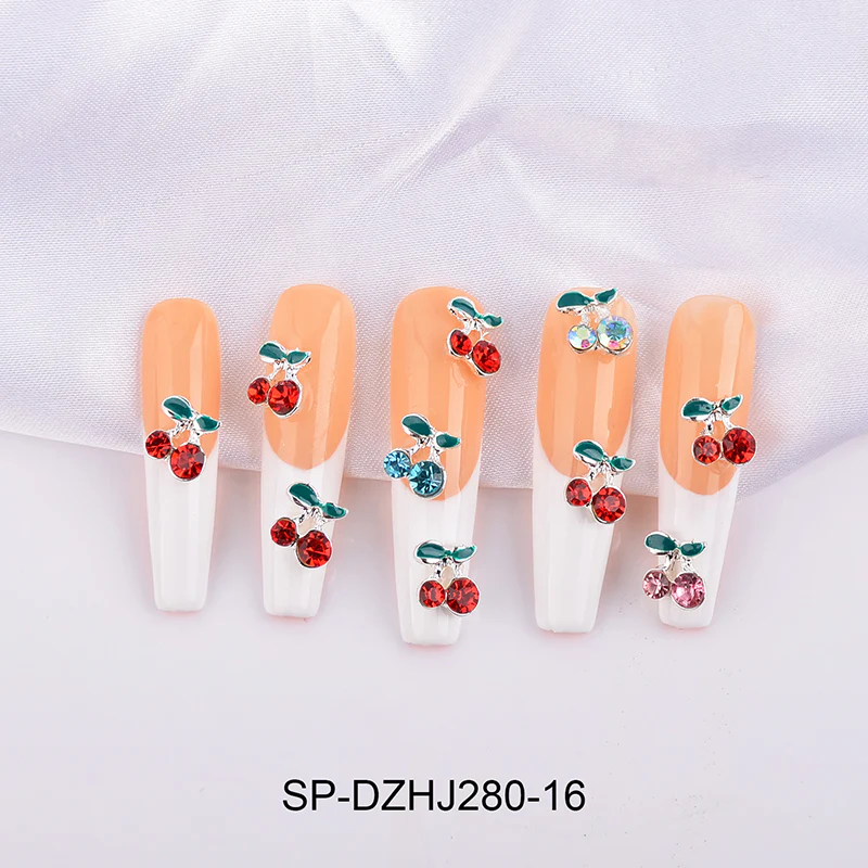 18pcs pcs Color Cherry Nail Charms (Bigger size) - Image 10