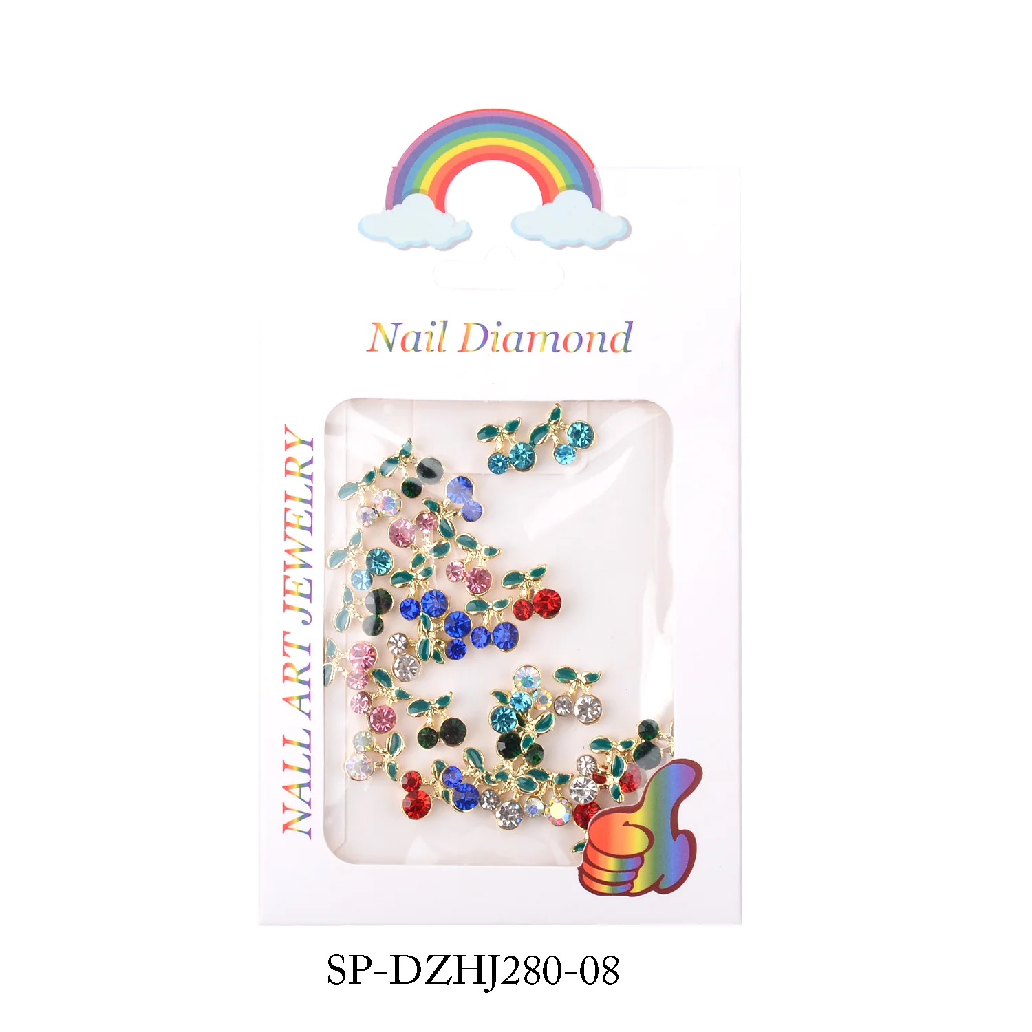 18pcs pcs Color Cherry Nail Charms (Bigger size) - Image 5