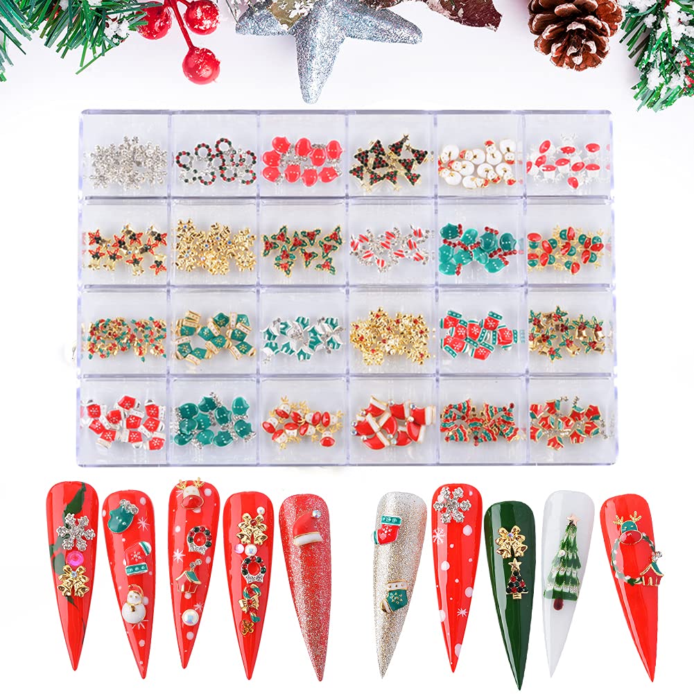 (Flash Deal) Christmas Nails Charm for Holiday Nail art design Newest Updated 2024 - Image 3