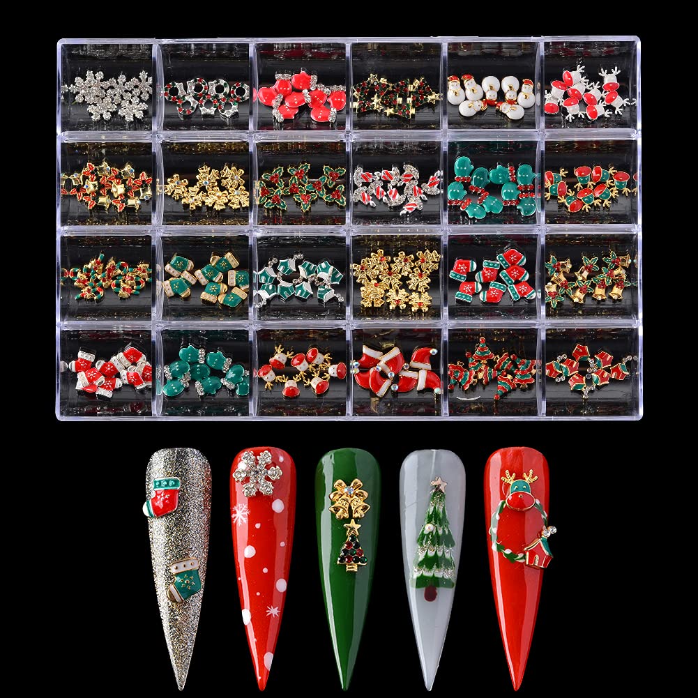 (Flash Deal) Christmas Nails Charm for Holiday Nail art design Newest Updated 2024 - Image 7