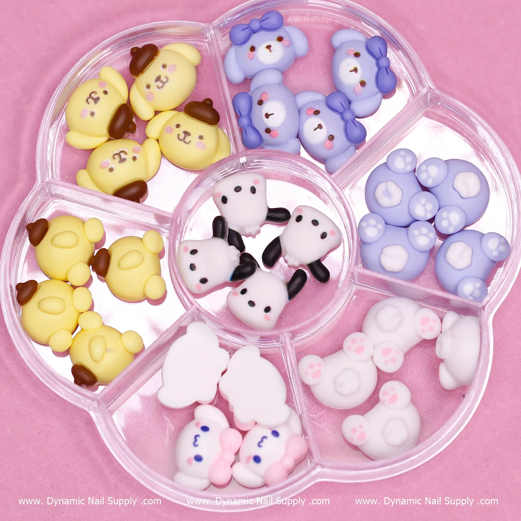 28 pcs Cute Cartoon Character charms for Nails Art Design - Image 2