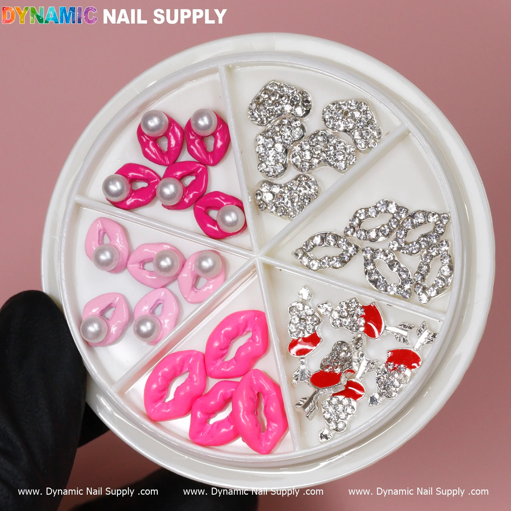 30 pcs of 3D Lips Nail Charms - Image 6