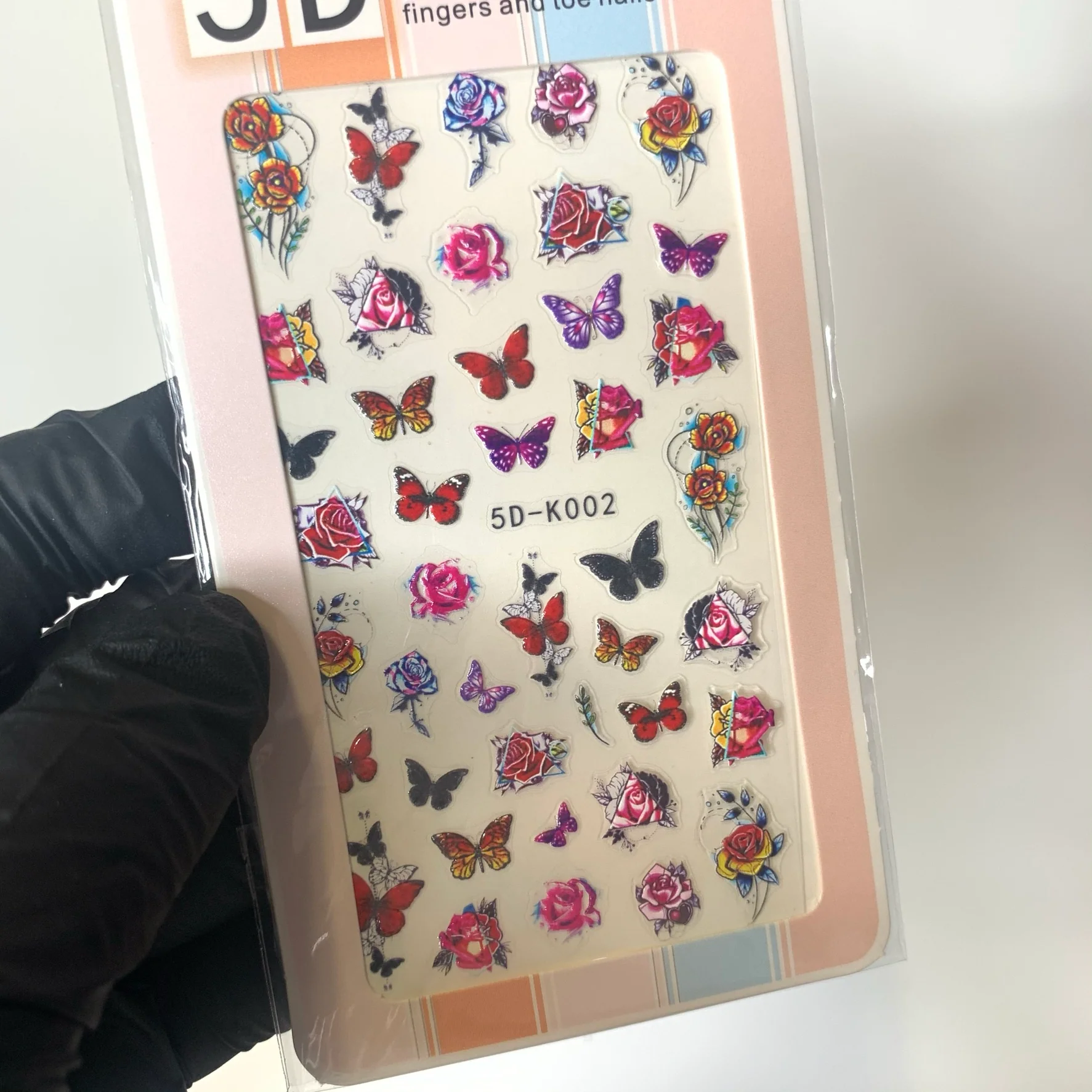 3D Flower and Butterfly Stickers for spring season (Stickers for nail design) - Image 5