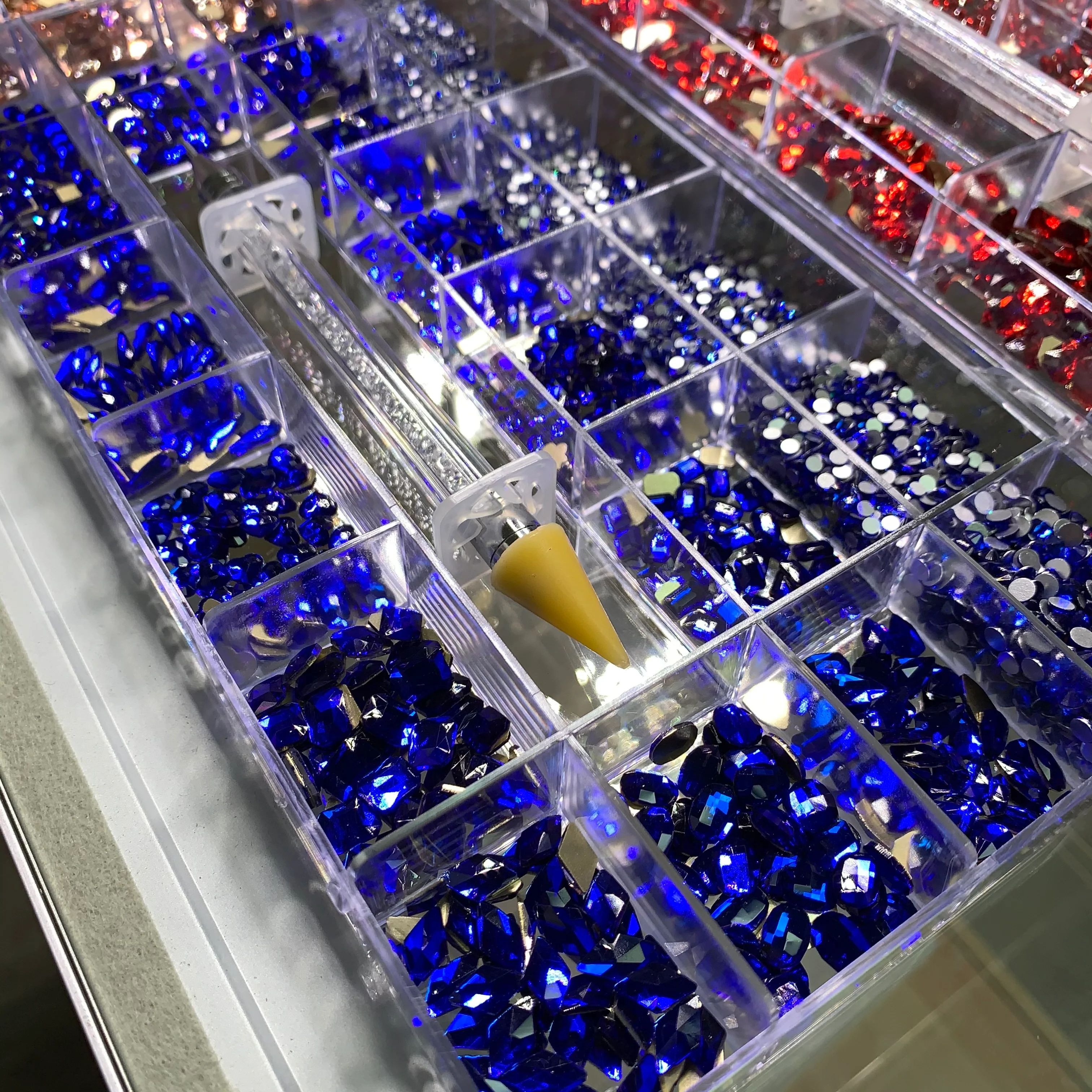 Bling Bling set - Rose - Red - Blue - Gold - 3000pcs each - Image 10