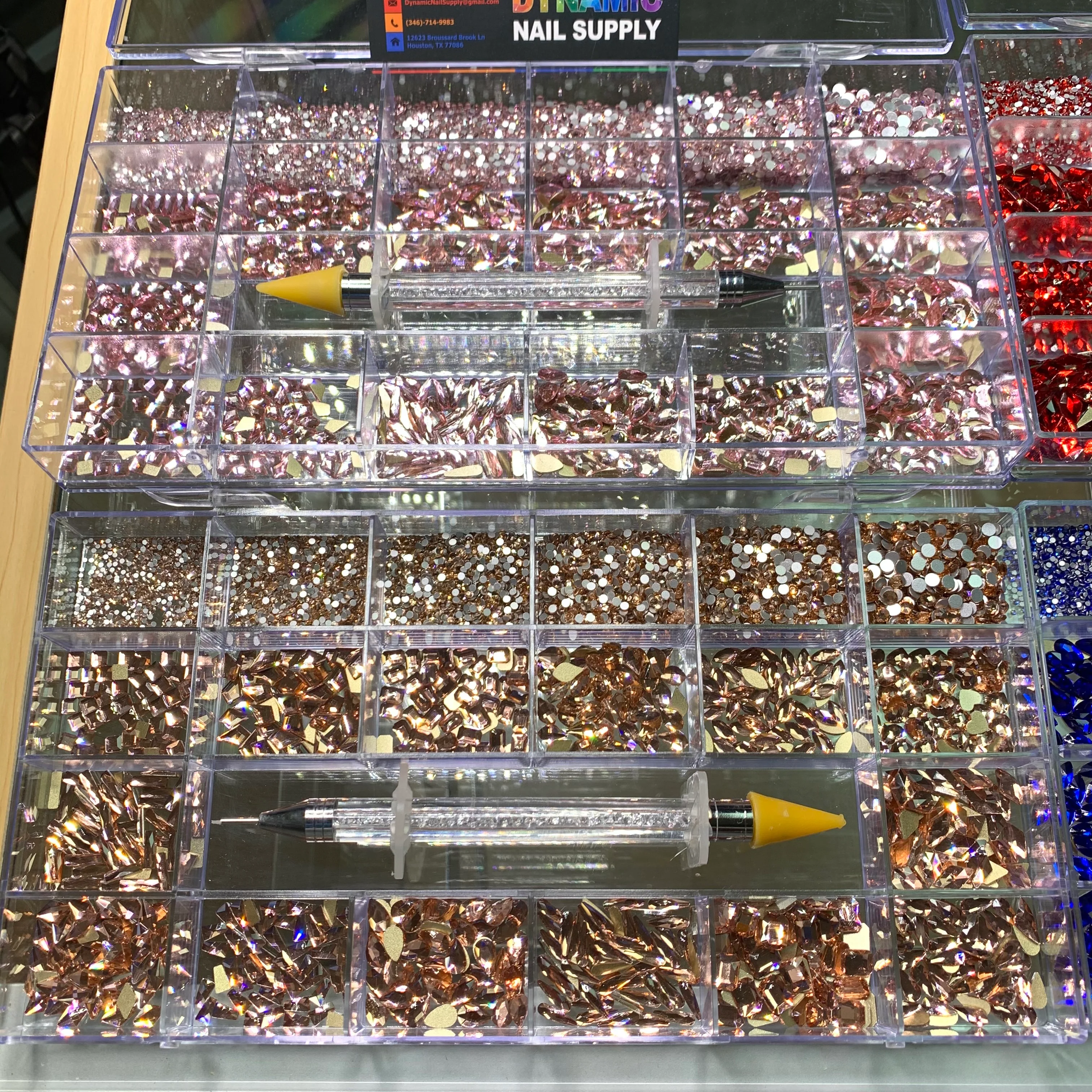 Bling Bling set - Rose - Red - Blue - Gold - 3000pcs each - Image 6