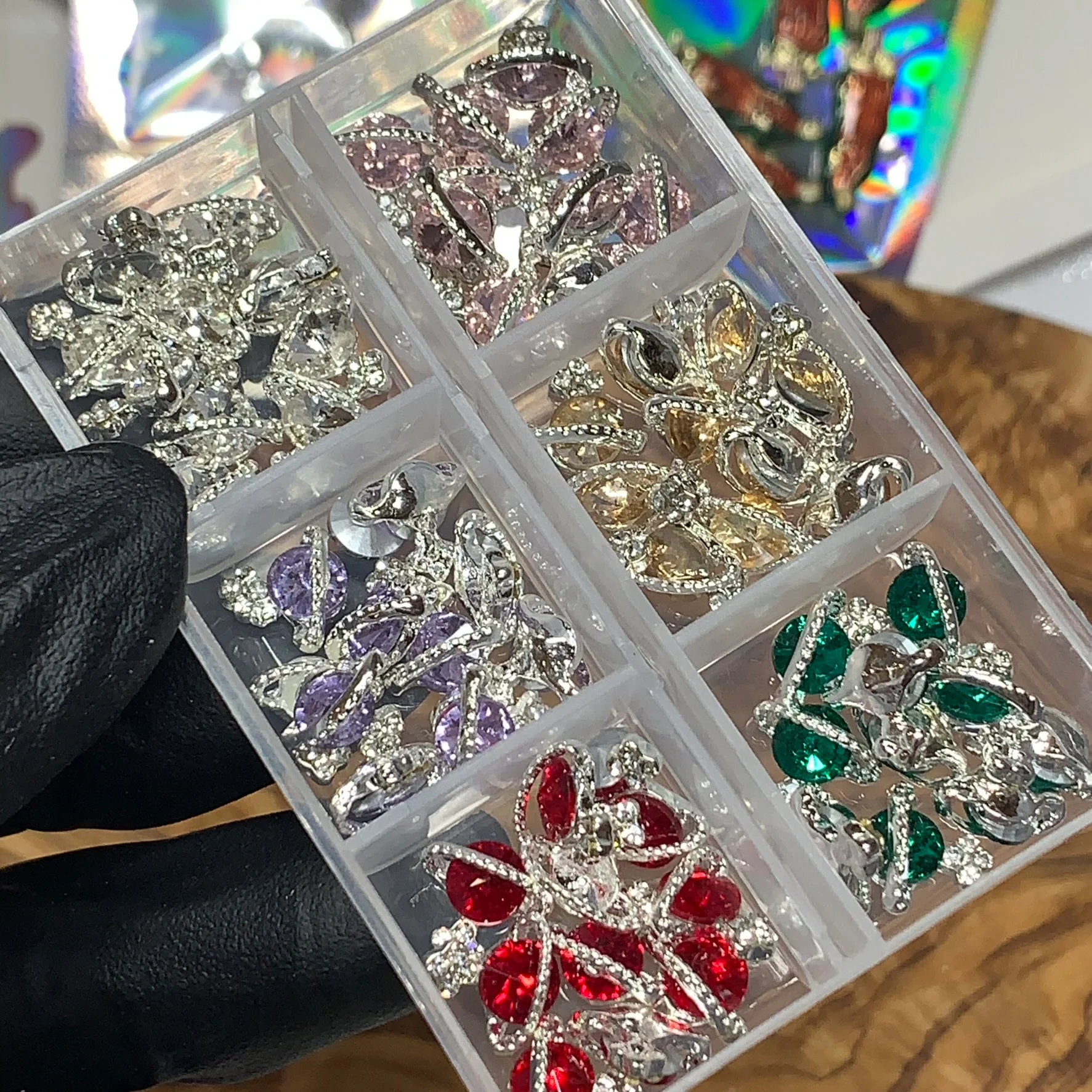 60 pcs Planet Charm for Nails art designer (Trending Global shape charms) - Image 10