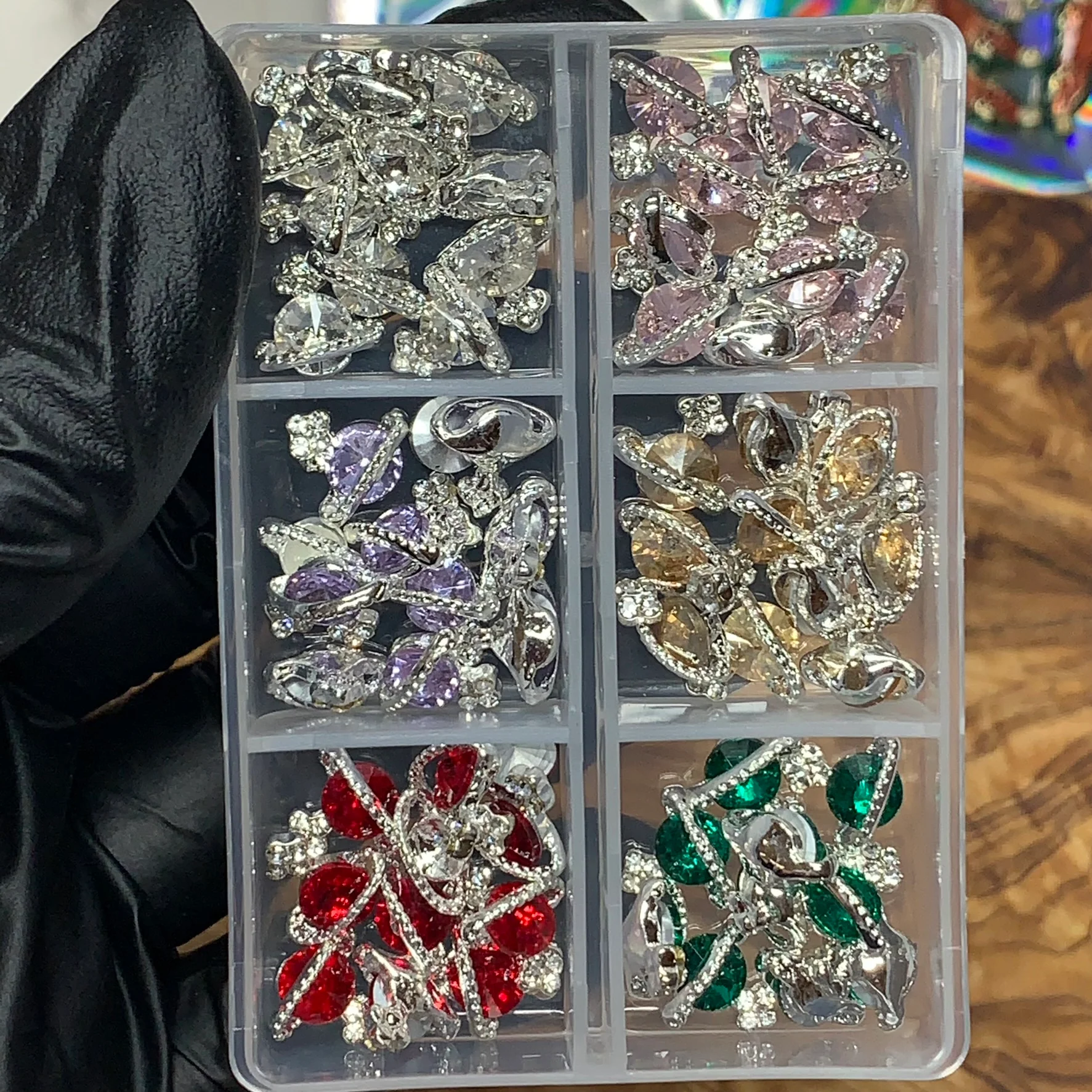 60 pcs Planet Charm for Nails art designer (Trending Global shape charms) - Image 3
