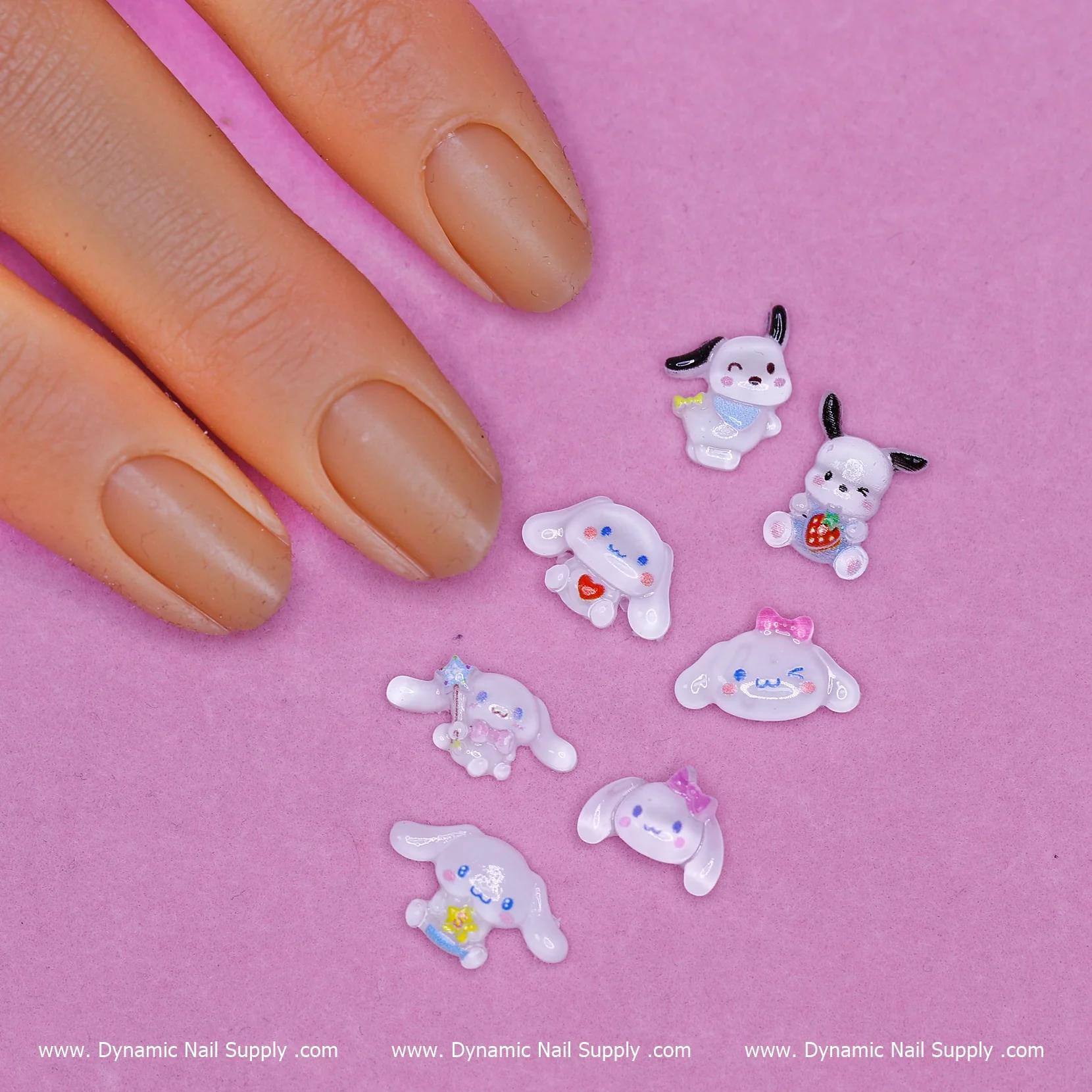 70 pcs Cute Kawaii Cartoon Character charms for Nails Art Design - Image 2