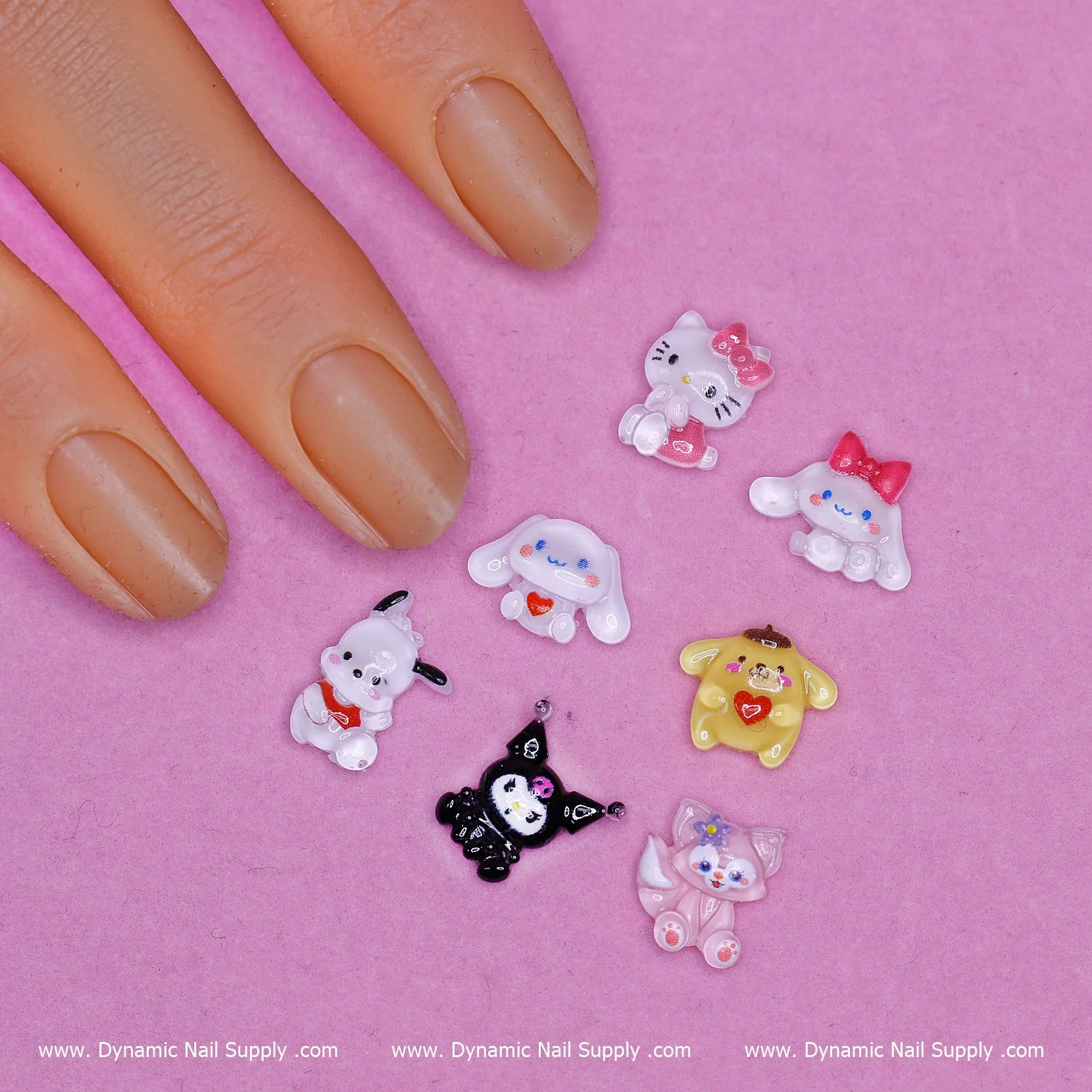 70 pcs Hello Kitty resin charms (Cartoon) for Nails Art Design - Image 2