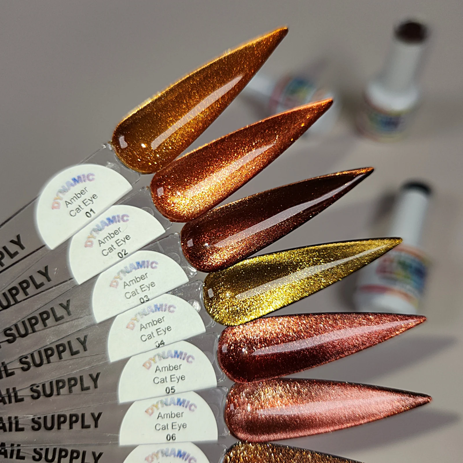 Amber Cat Eye (Magnet) Gel Polish Collection - Fall Colors Collection - Image 11