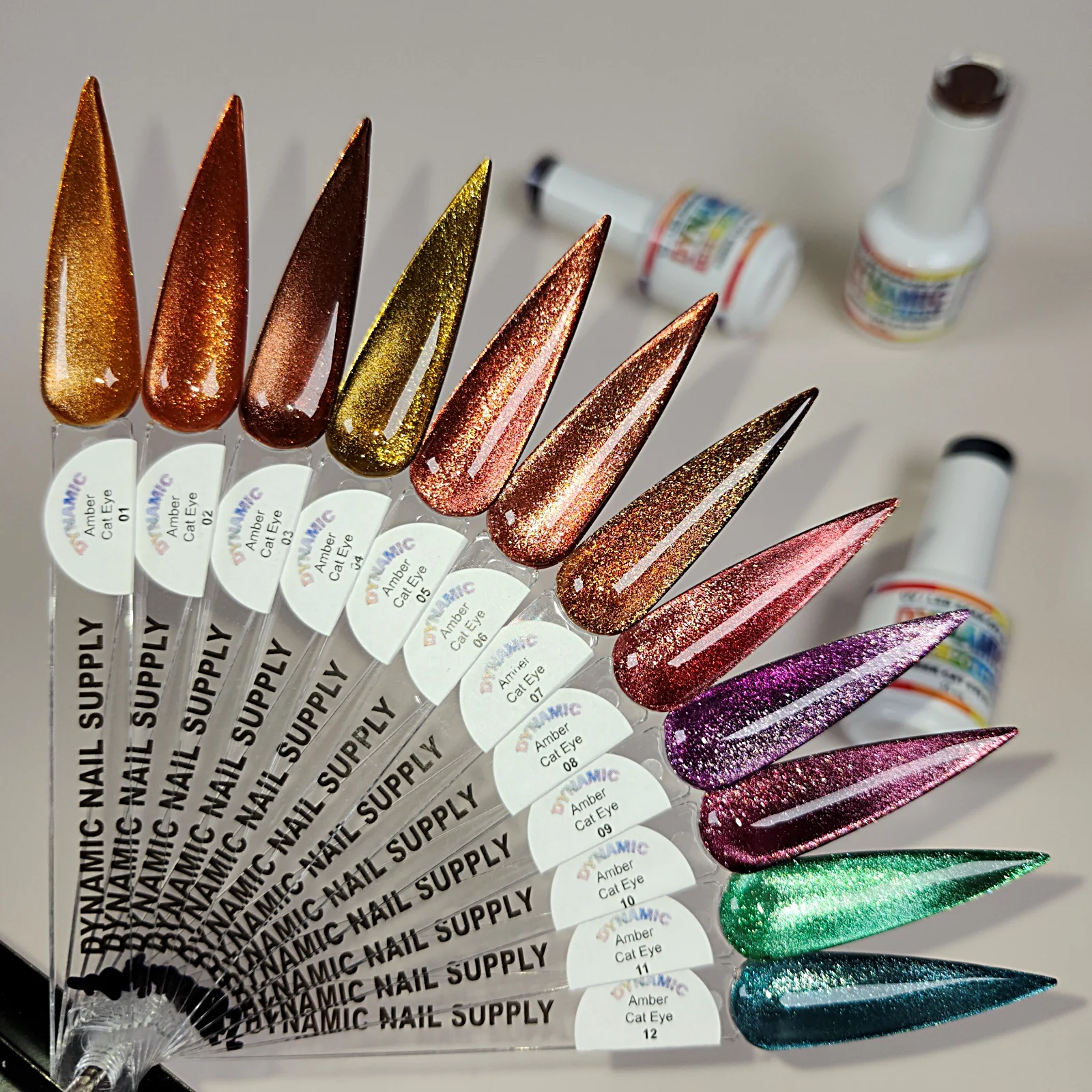 Amber Cat Eye (Magnet) Gel Polish Collection - Fall Colors Collection - Image 14