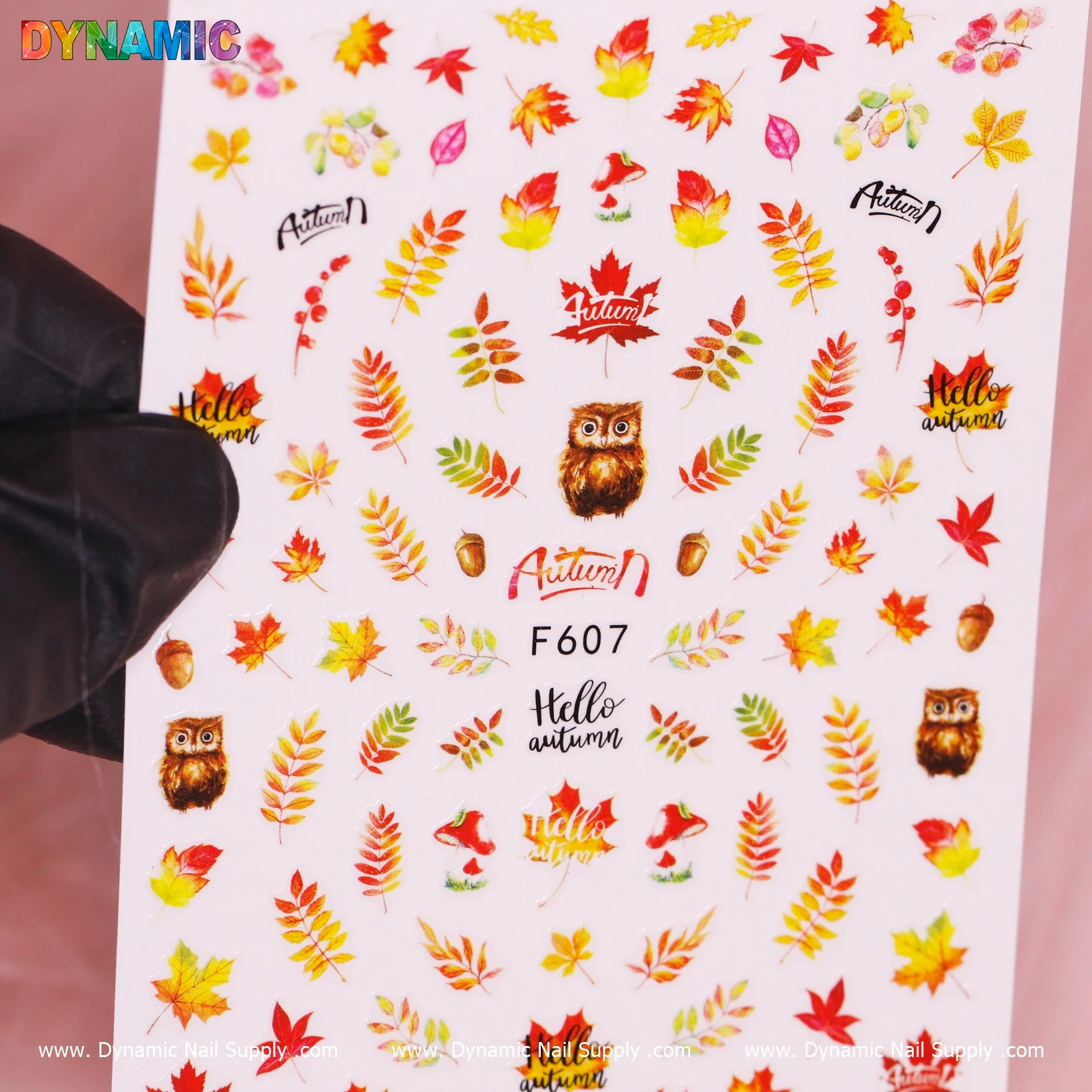 Autumn, Fall Leaves Sticker (F607) - Image 2