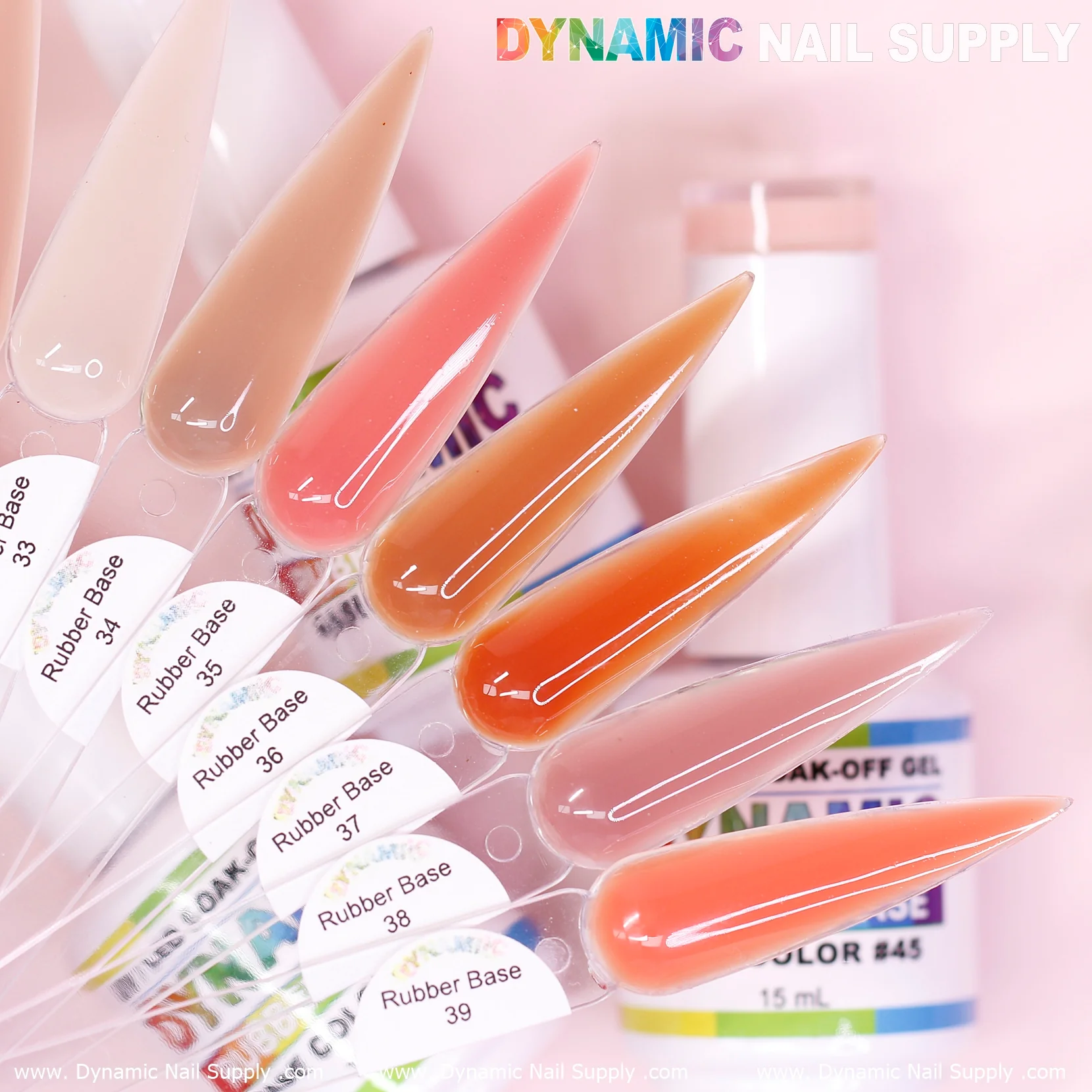 (BIAB) Rubber Base gel (Builder Gel in a Bottle) Number 30 to 39 collection - Image 5