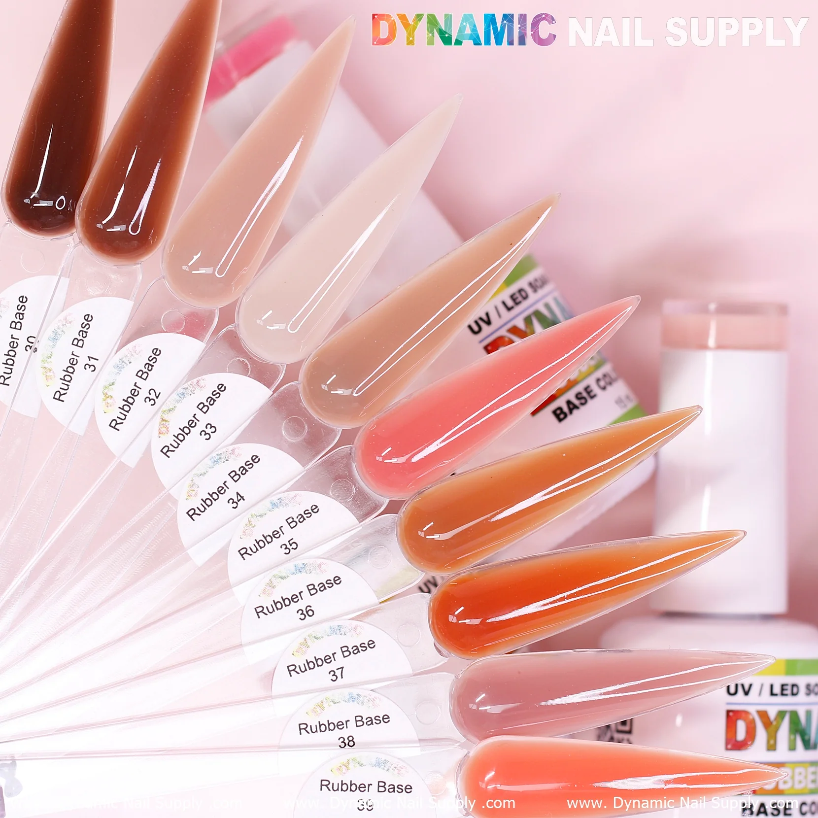 (BIAB) Rubber Base gel (Builder Gel in a Bottle) Number 30 to 39 collection - Image 6