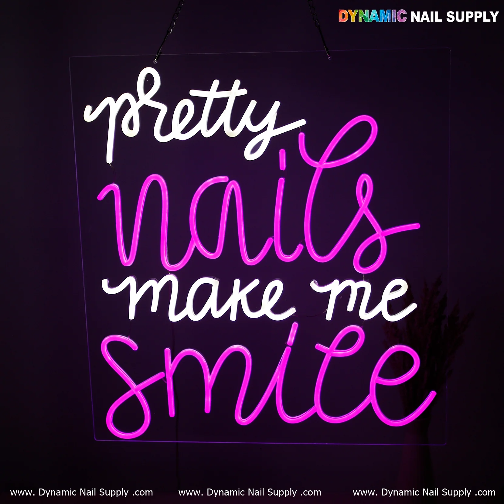 Bold & Bright "Pretty Nails" Neon LED Sign – Eye-Catching Wall Light for Salons & Beauty Spaces - Image 8