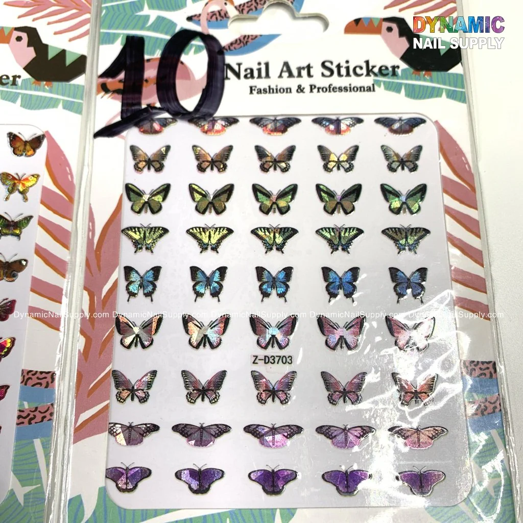 Butterfly stickers for nails art design - Image 11