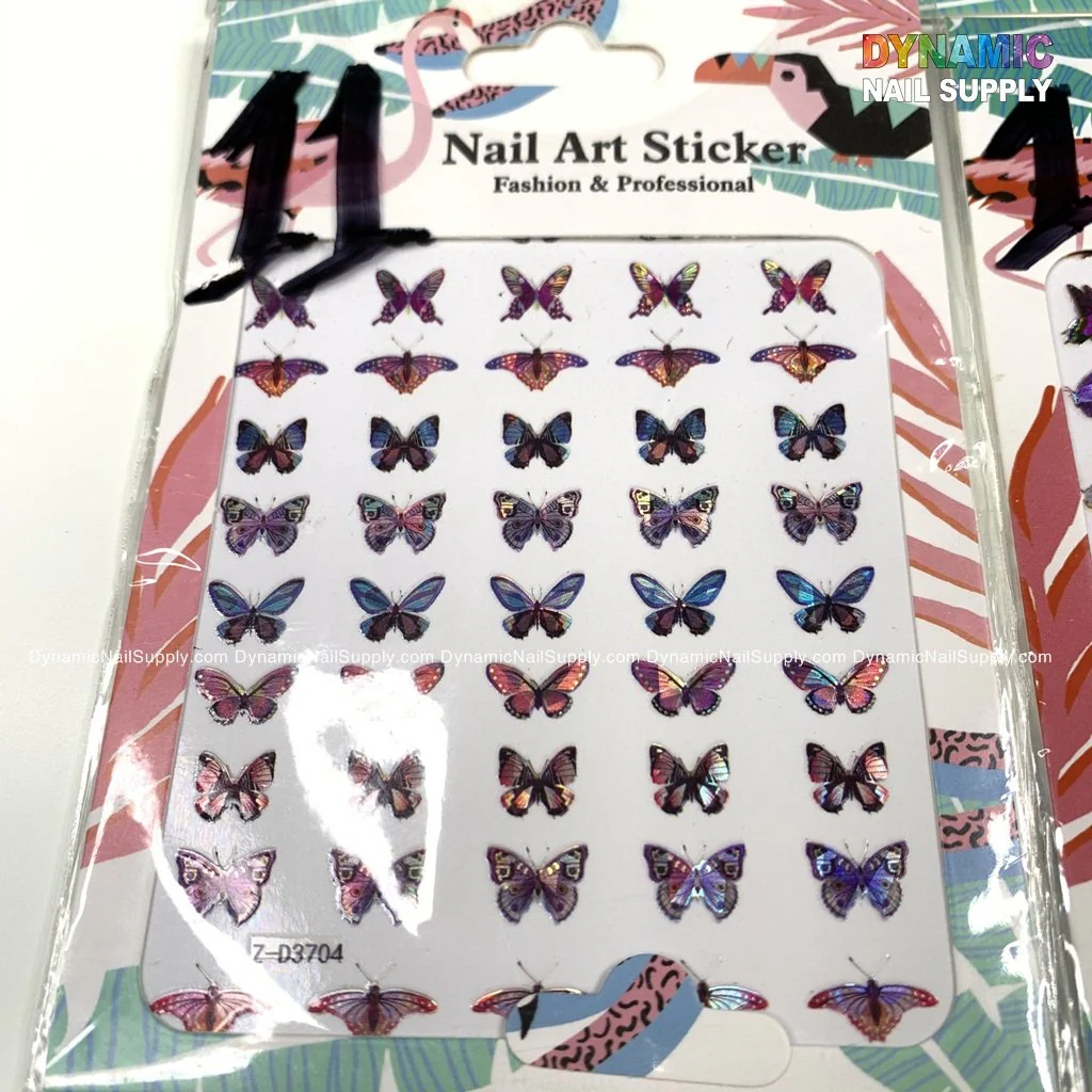 Butterfly stickers for nails art design - Image 12