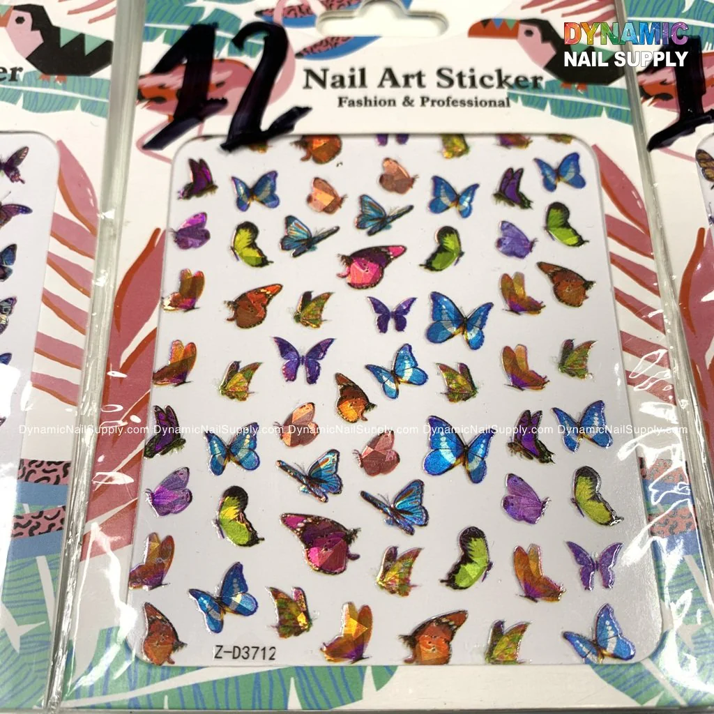 Butterfly stickers for nails art design - Image 13