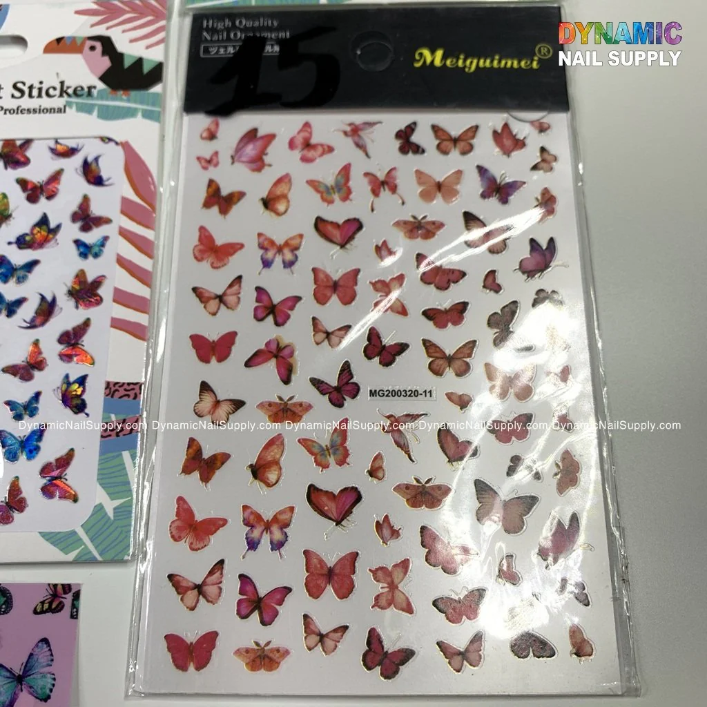 Butterfly stickers for nails art design - Image 16