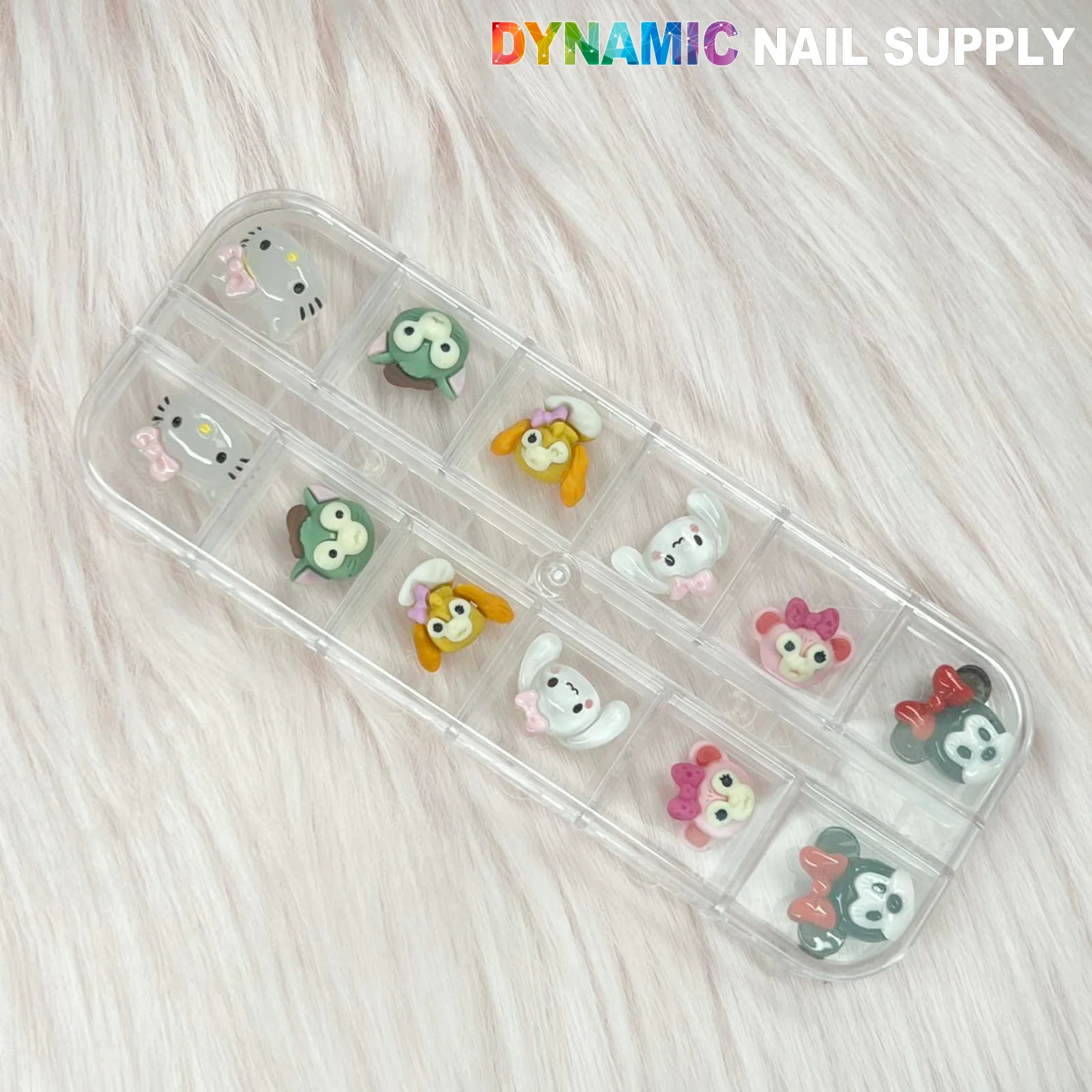 Cartoon Characters Nail Charms set 01