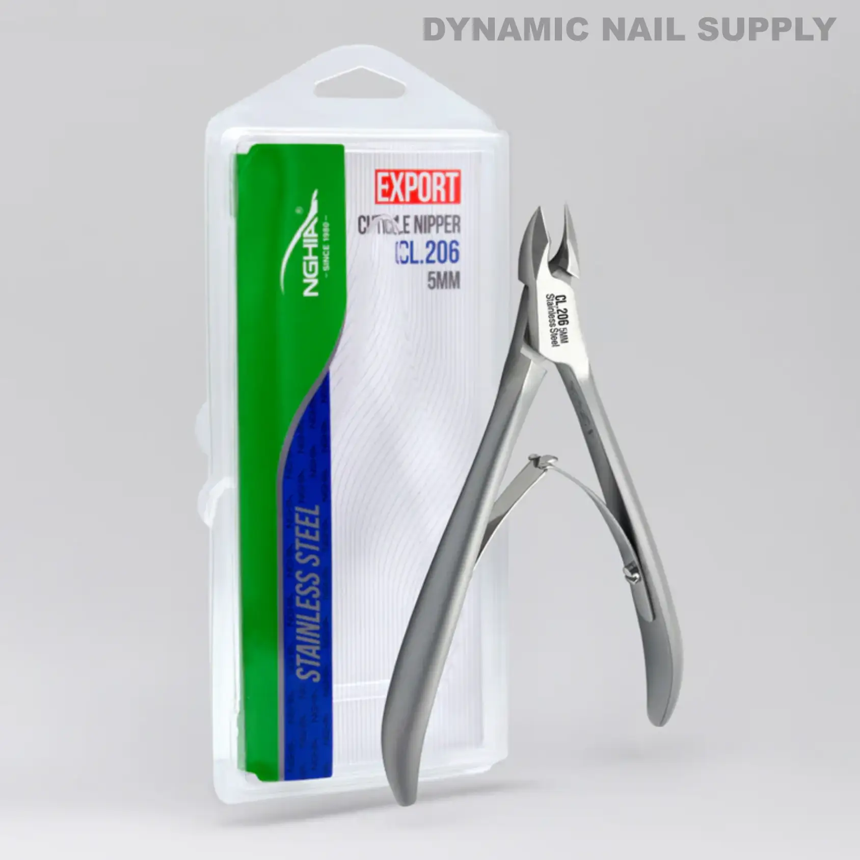 CL.206 7MM - Professional Cuticle Nippers Double Springs Stainless Steel - Image 6