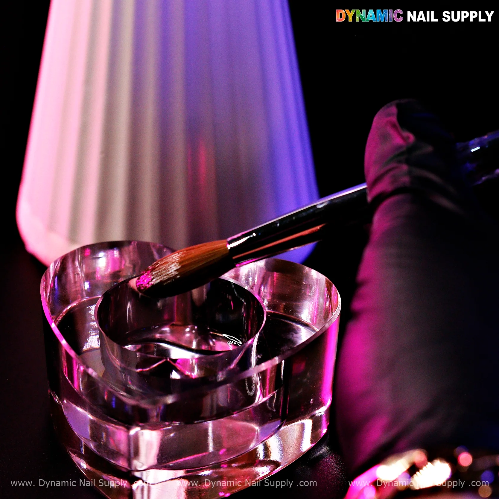 (Clear Handle) Dynamic Pure Kolinsky Hair Brush - (Crimped or Not) for Acrylic Nails Application - Image 5