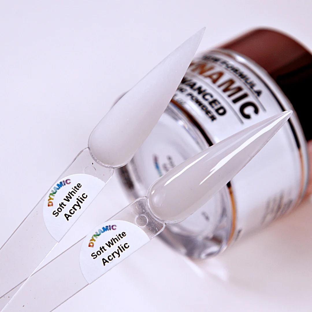 Clear / White / Soft White - purified acrylic powder for dipping and sculpting - Image 3