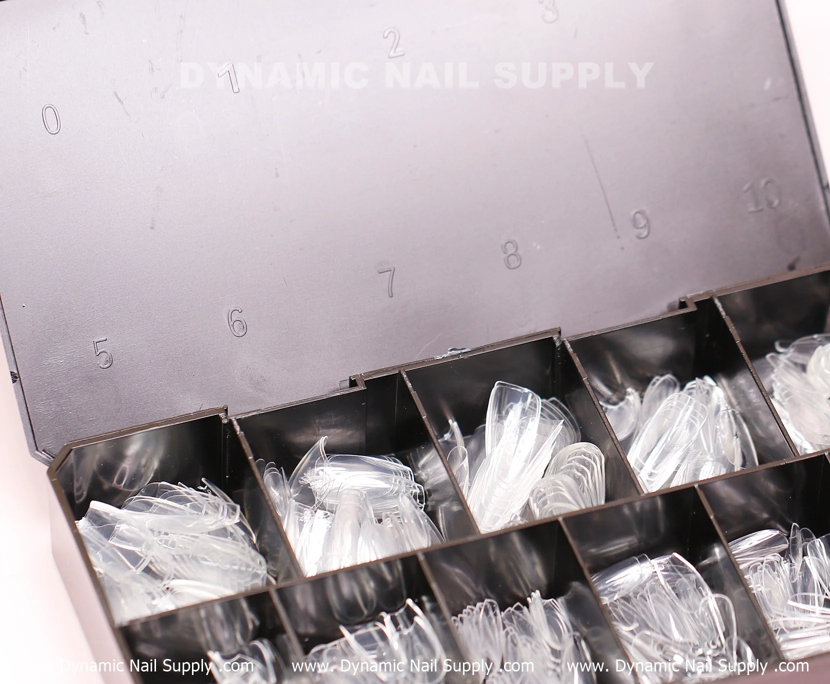 [Coffin S] Full Cover Tips - Soft Gel X tips - 600 pcs - Short length - 11 sizes - Image 11