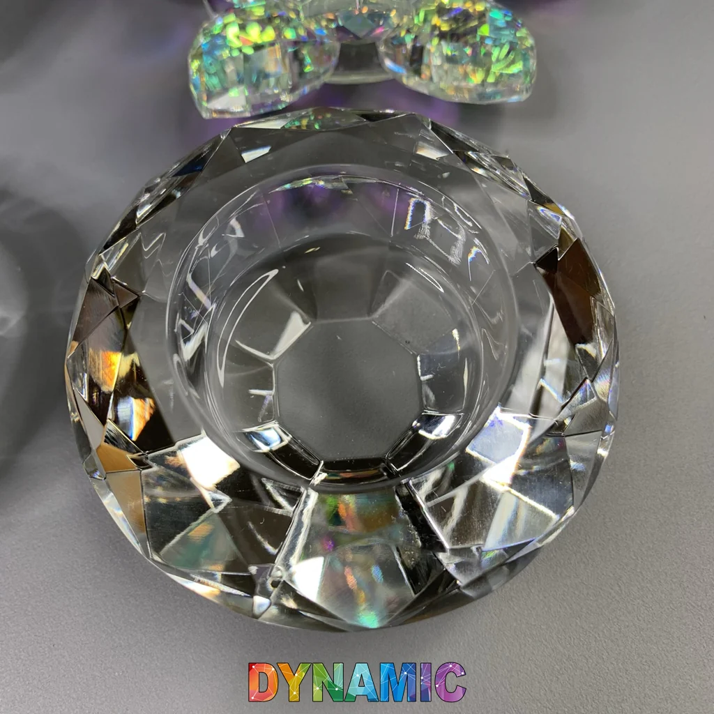 CRYSTAL DAPPEN DISH - HEXAGON - ROUND - HEART - LOTUS SHAPE - Image 11