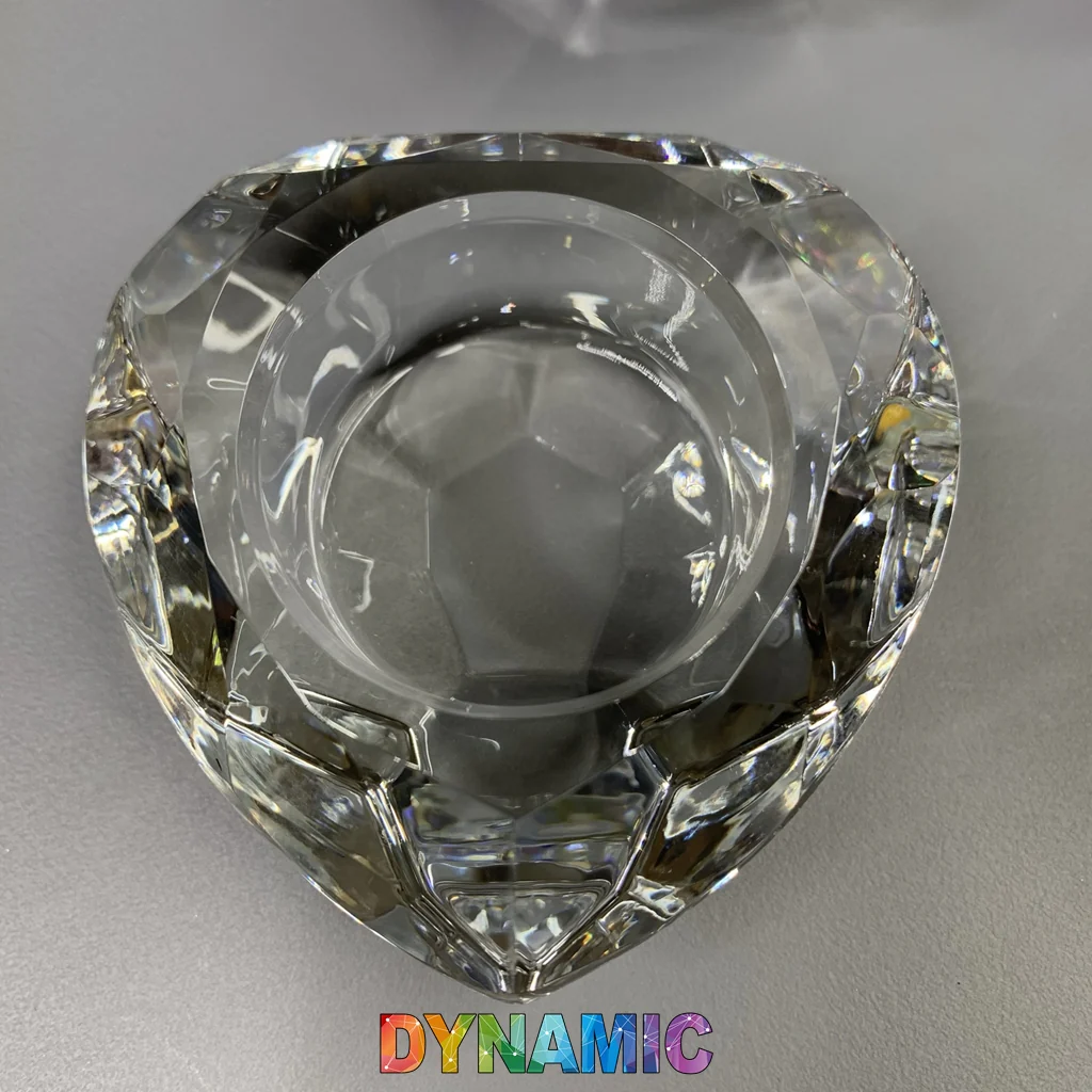 CRYSTAL DAPPEN DISH - HEXAGON - ROUND - HEART - LOTUS SHAPE - Image 12