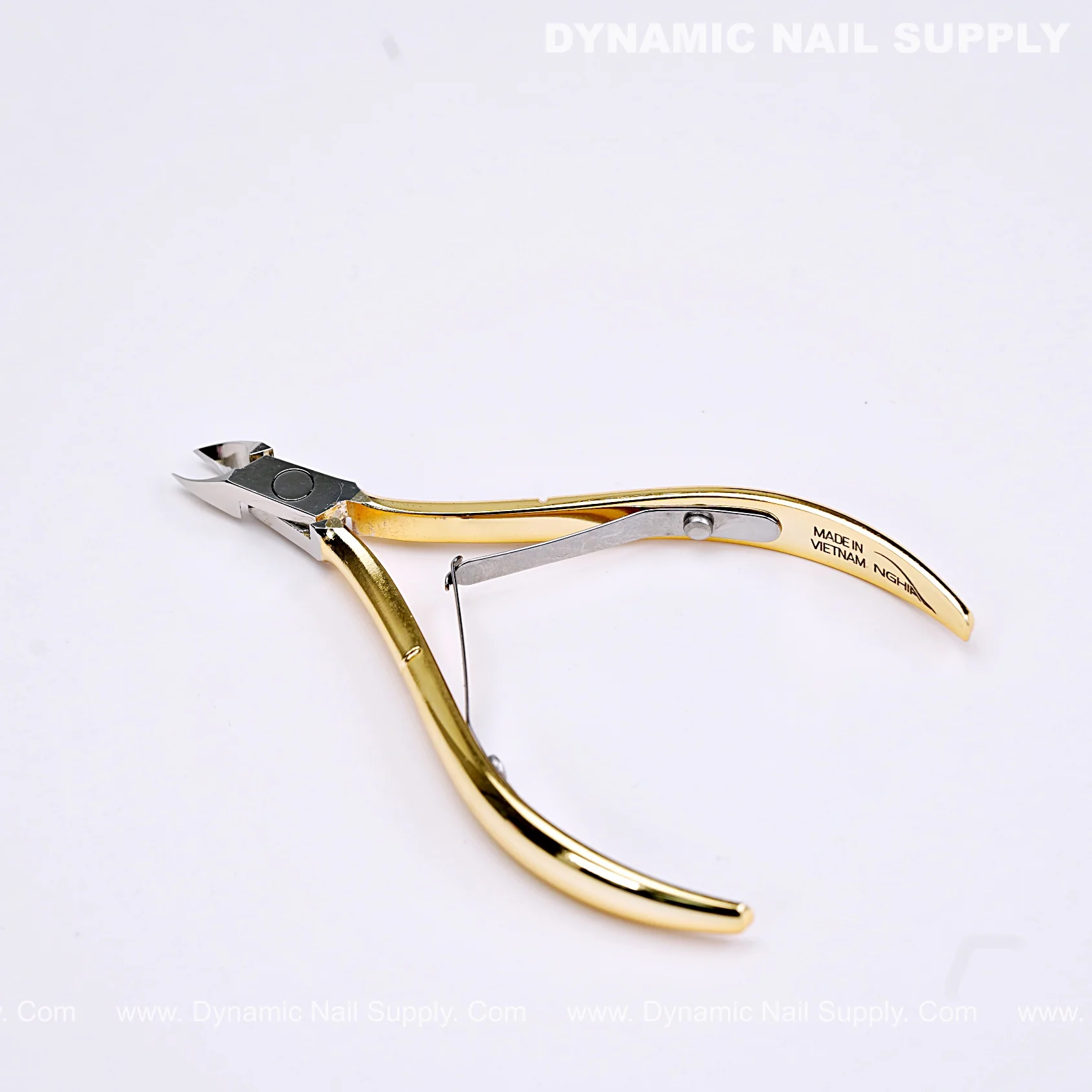 D501 - Ergonomic Carbon Steel Cuticle Nippers – Labor-Saving Design for Nail Techs and DIY Manicures