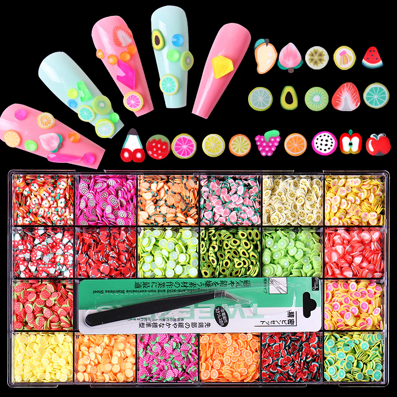 DH043 Tropical Fruit Sequins set of 20 styles