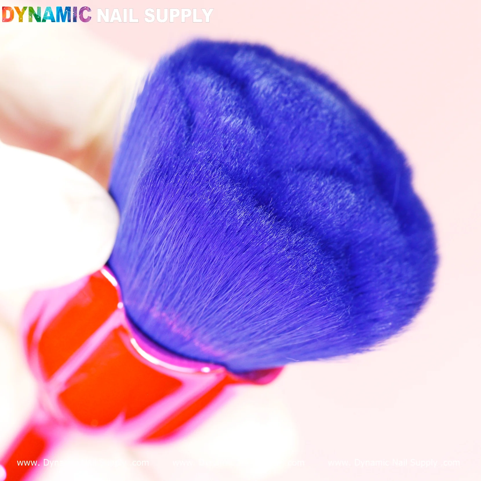 Dust Brush (Cosmetic-grade Duster) - Royal Blue Rose style - Image 3