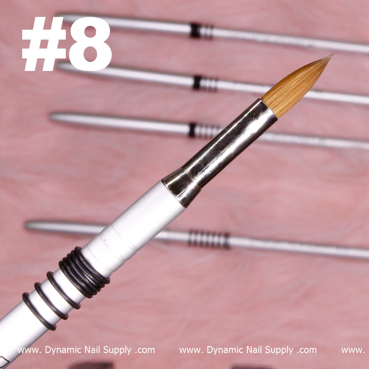 Dynamic® High-quality 3D Brush (Kolinsky hair) Number 2 4 5 6 8 10 - Image 6
