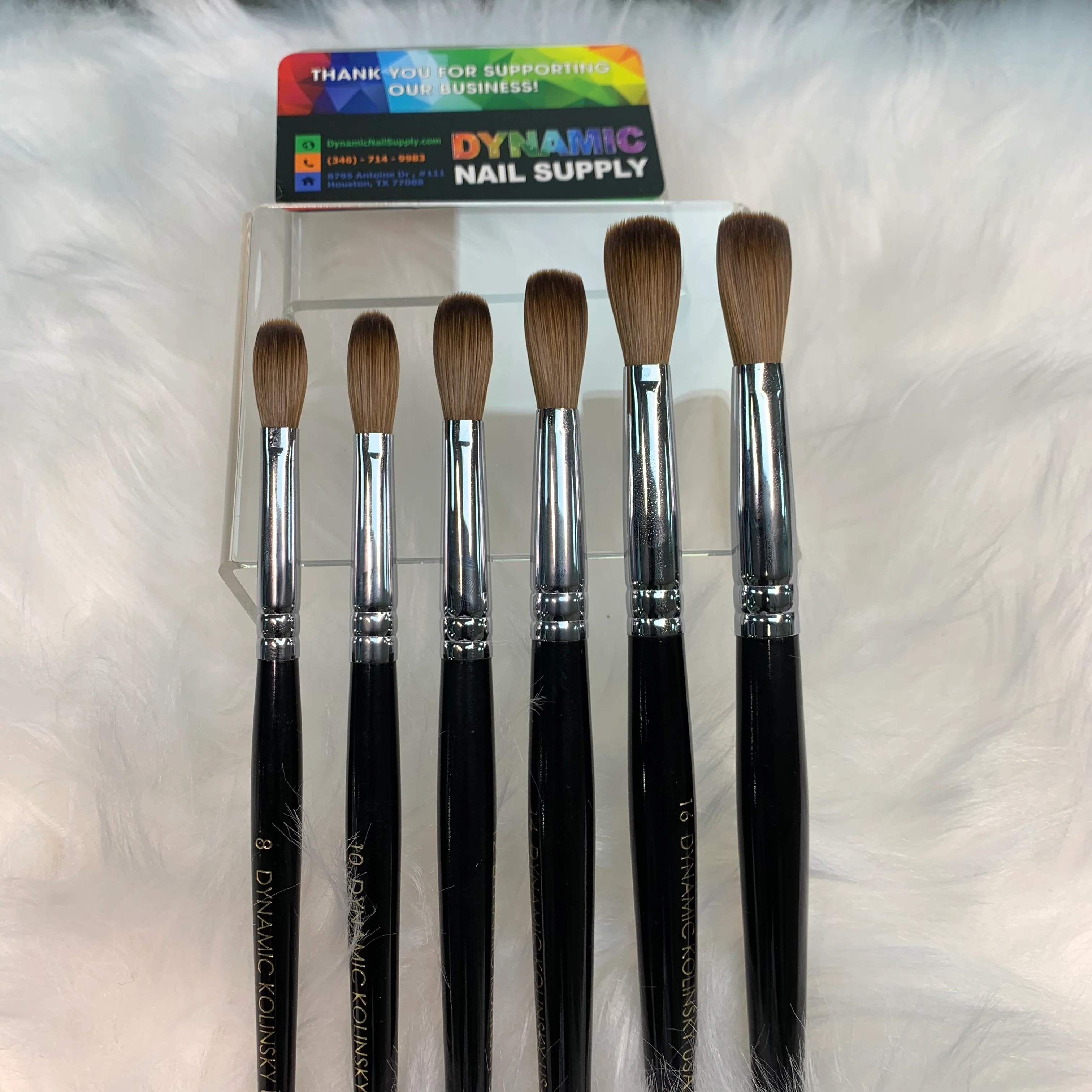 Dynamic Kolinsky Hair Brush - 100% Pure Kolinsky Hair (Crimped or Original) Brush for Acrylic Nails Application - Image 3
