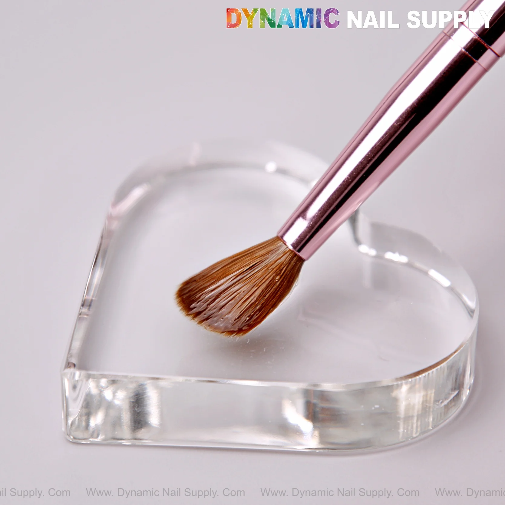 Dynamic Metallic Pink 100% Pure Kolinsky Hair Brush for Nails Acrylic Application (Crimped or Original) - Image 5