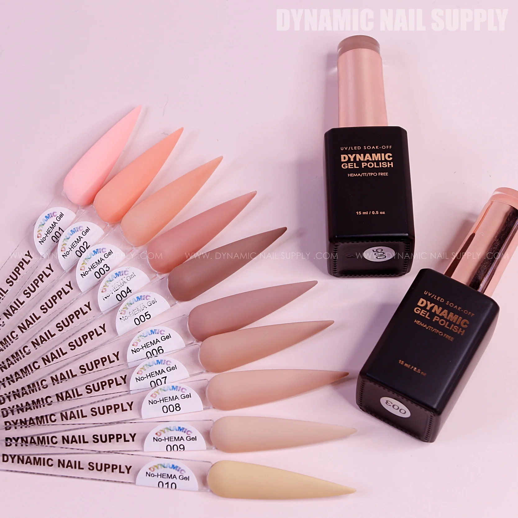 Dynamic No-HEMA Gel Polish - Color 01 to 10 - Image 2