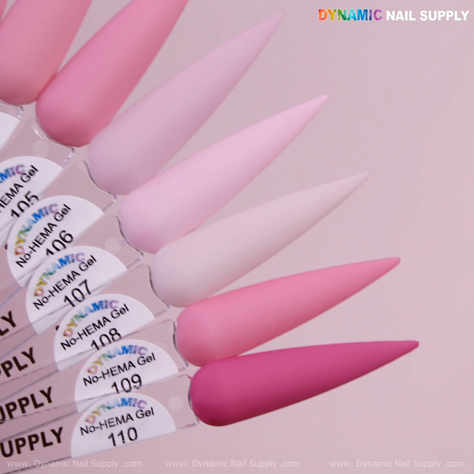 Dynamic No-HEMA Gel Polish - Color 101 to 110 - Image 10