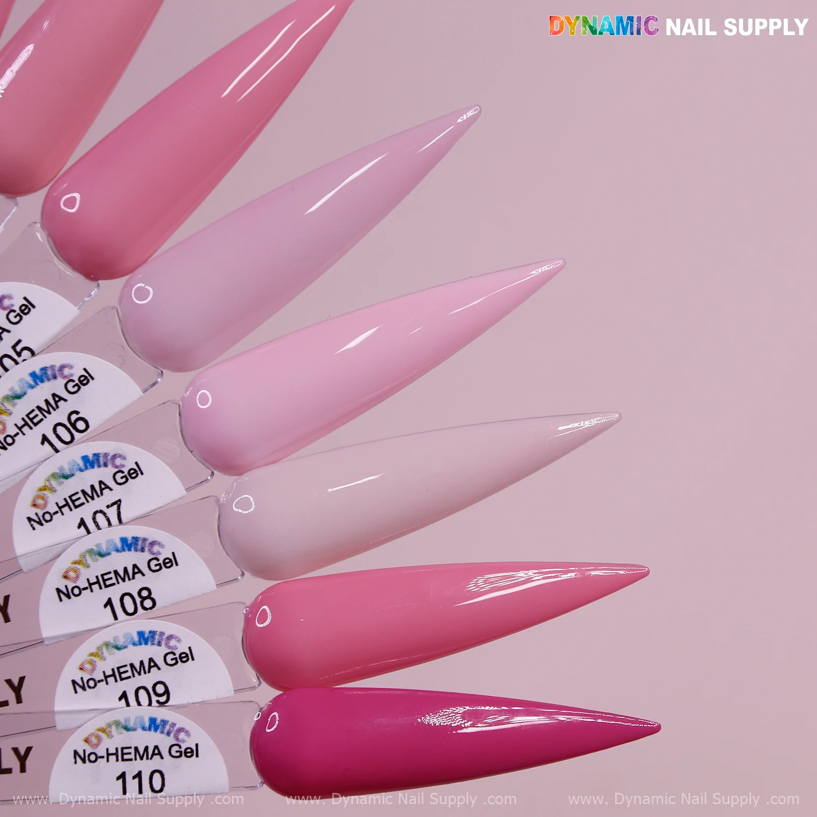 Dynamic No-HEMA Gel Polish - Color 101 to 110 - Image 14