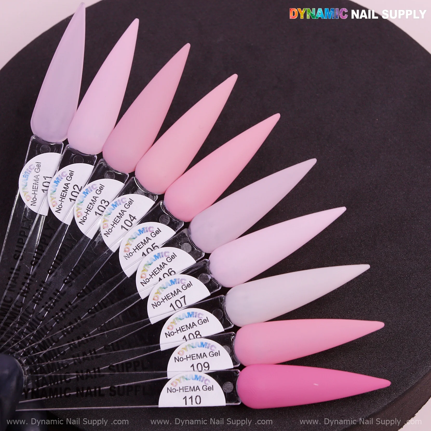 Dynamic No-HEMA Gel Polish - Color 101 to 110 - Image 2
