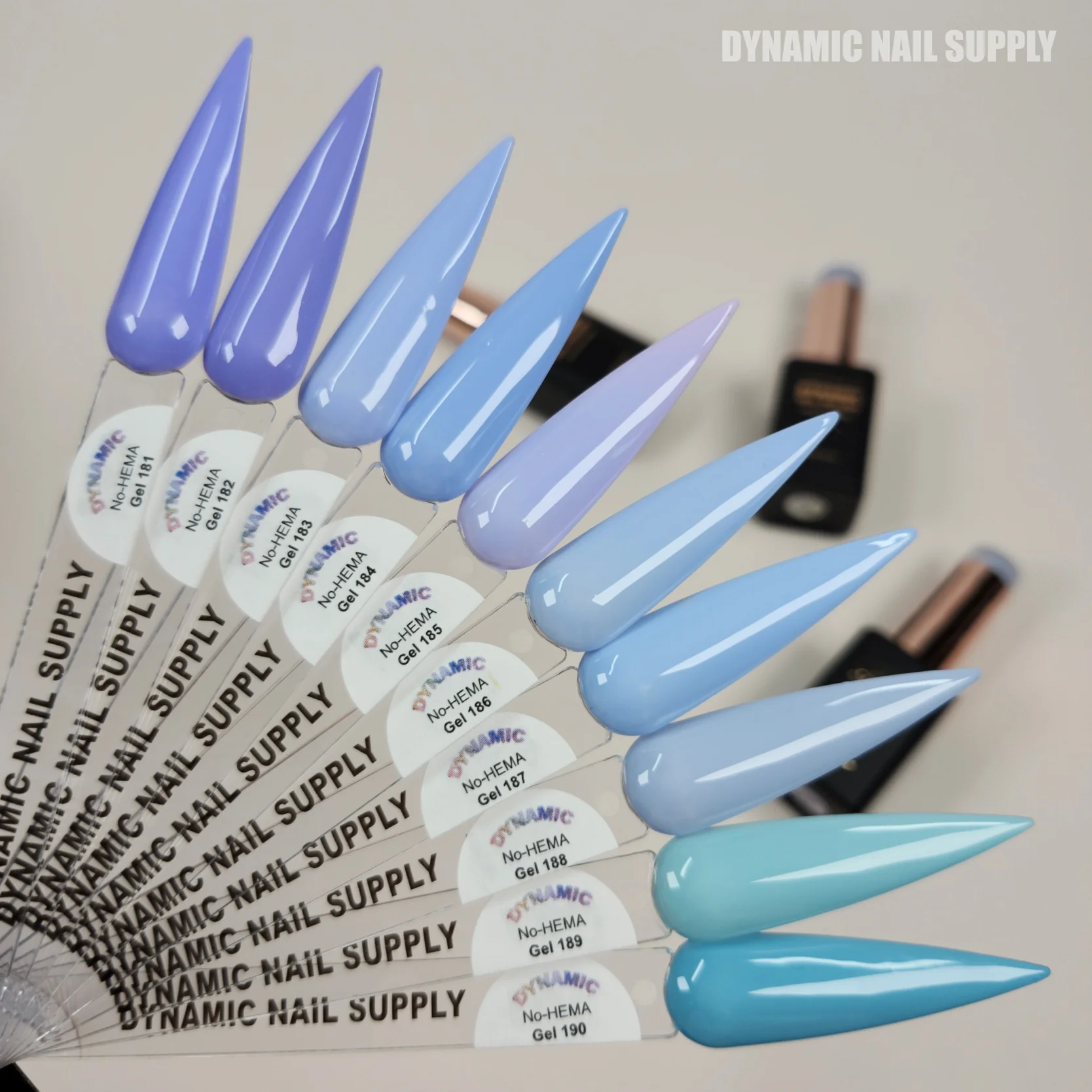 Dynamic No-HEMA Gel Polish - Color 181 to 190