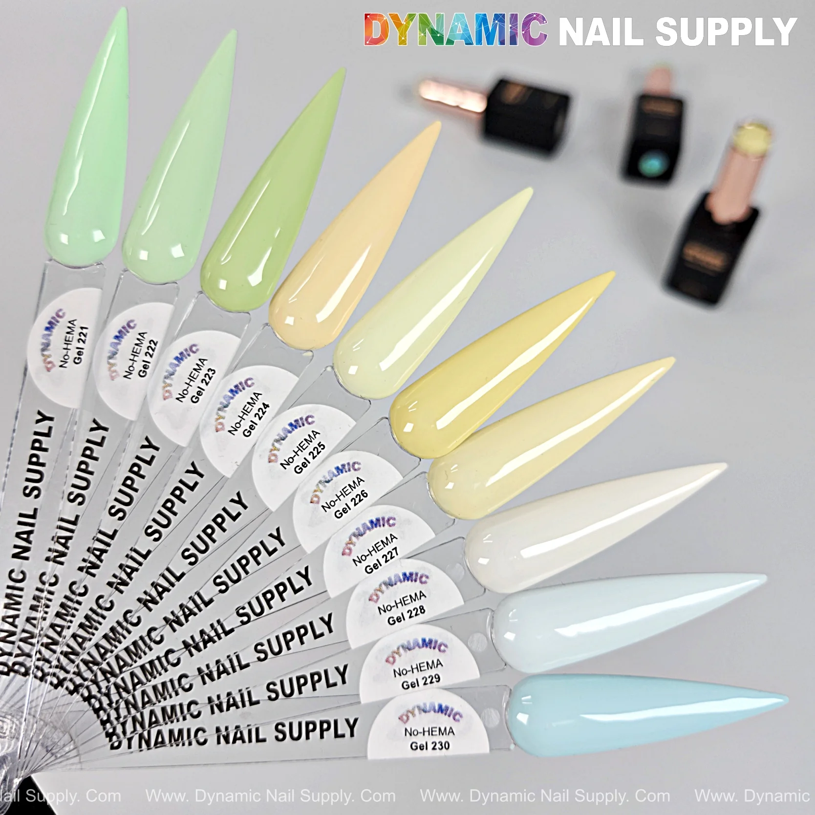 Dynamic No-HEMA Gel Polish - Color 221 to 230