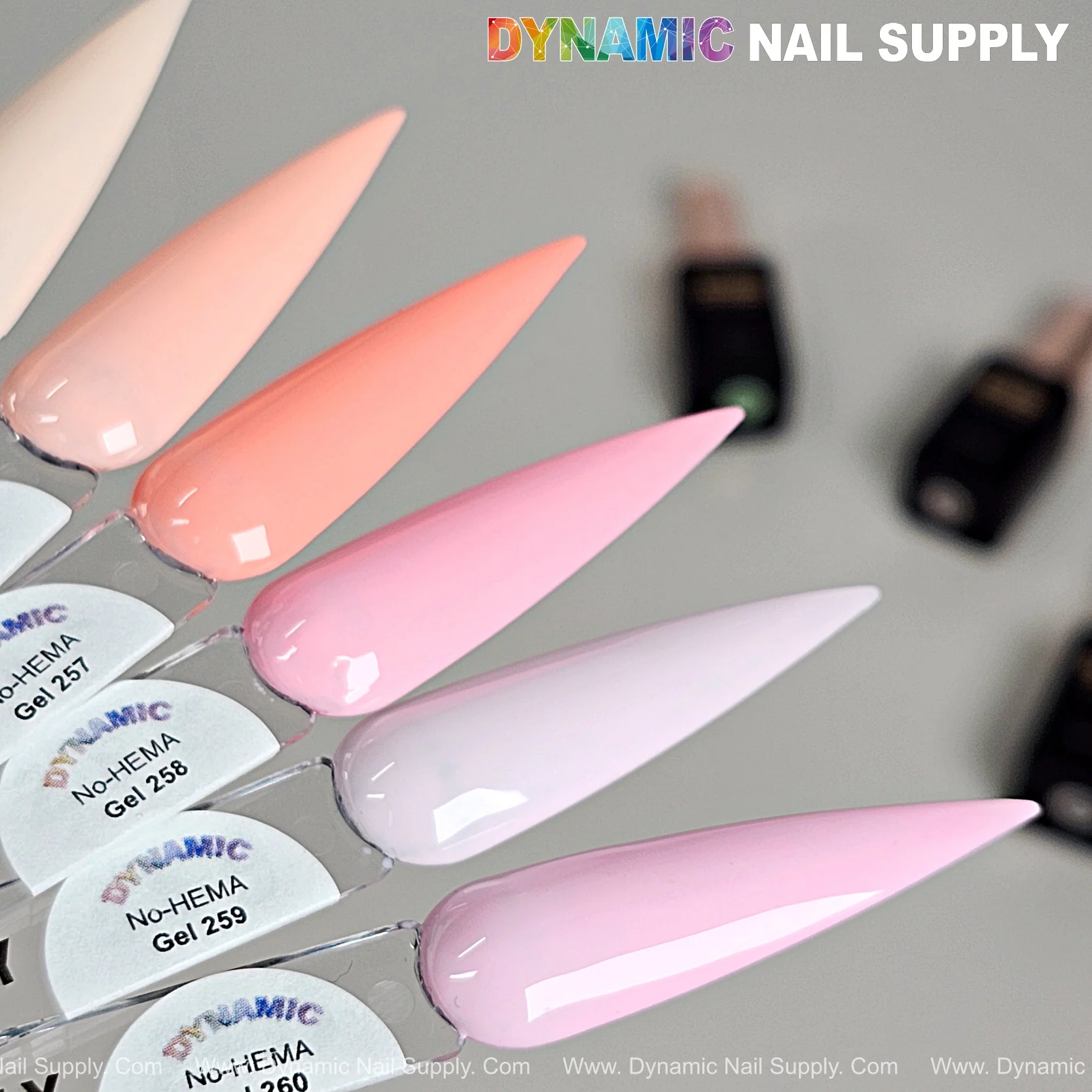Dynamic No-HEMA Gel Polish - Color 251 to 260 - Image 4