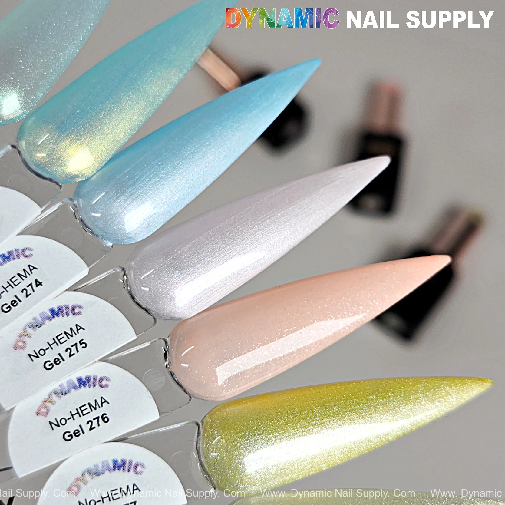 Dynamic No-HEMA Gel Polish - Color 271 to 280 - Image 5