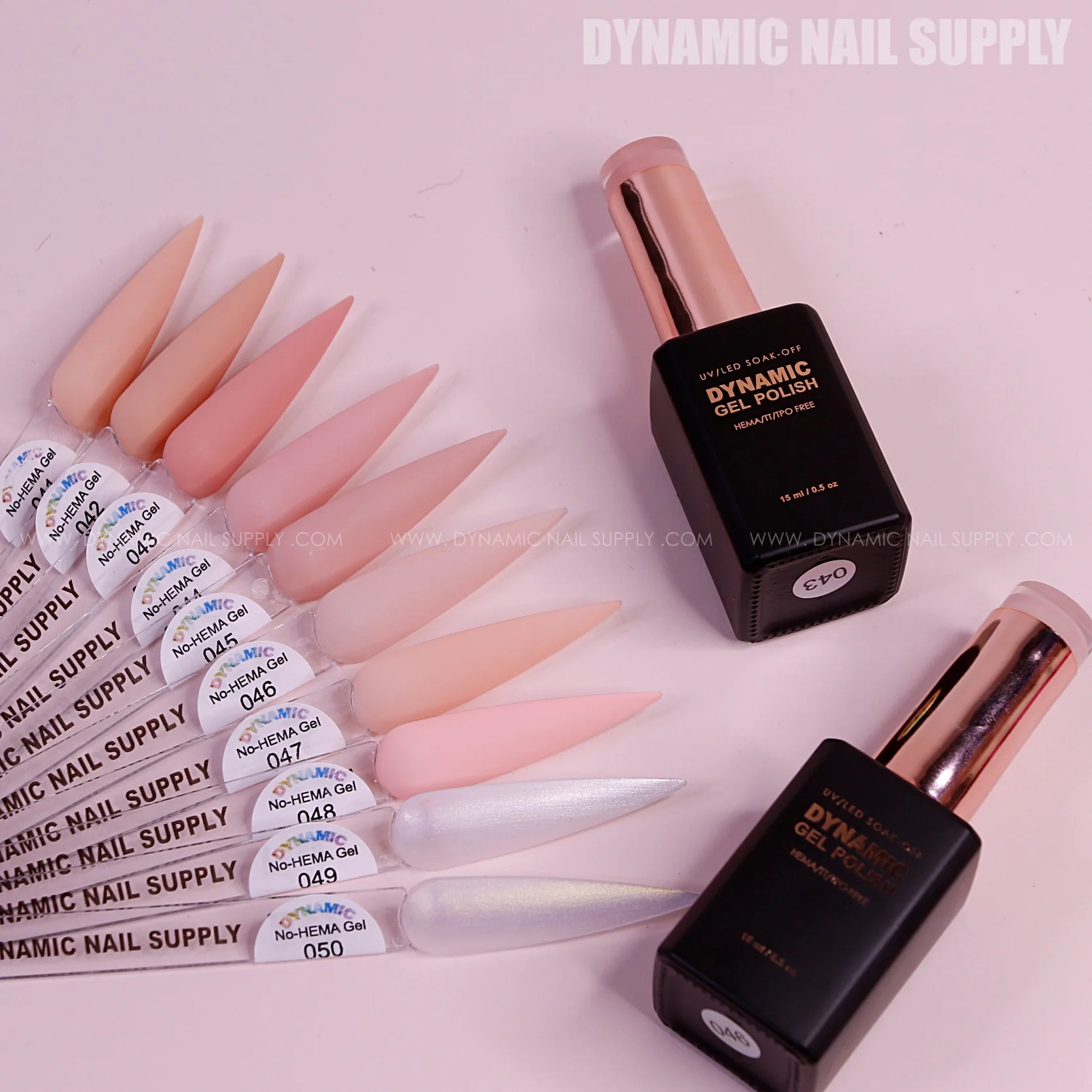 Dynamic No-HEMA Gel Polish - Color 41 to 50 - Image 6
