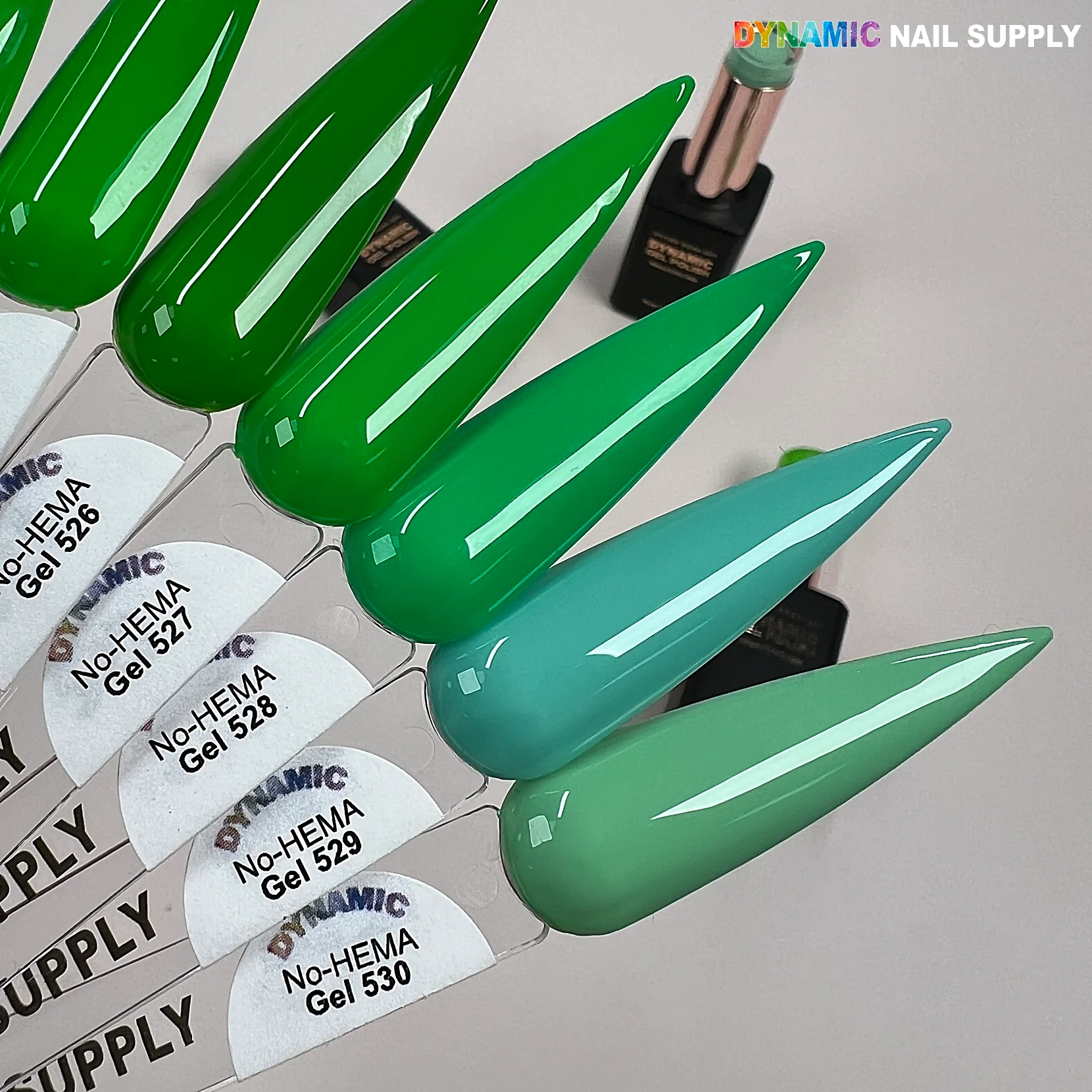 Dynamic No-HEMA Gel Polish - Color 521 to 530 - Image 6
