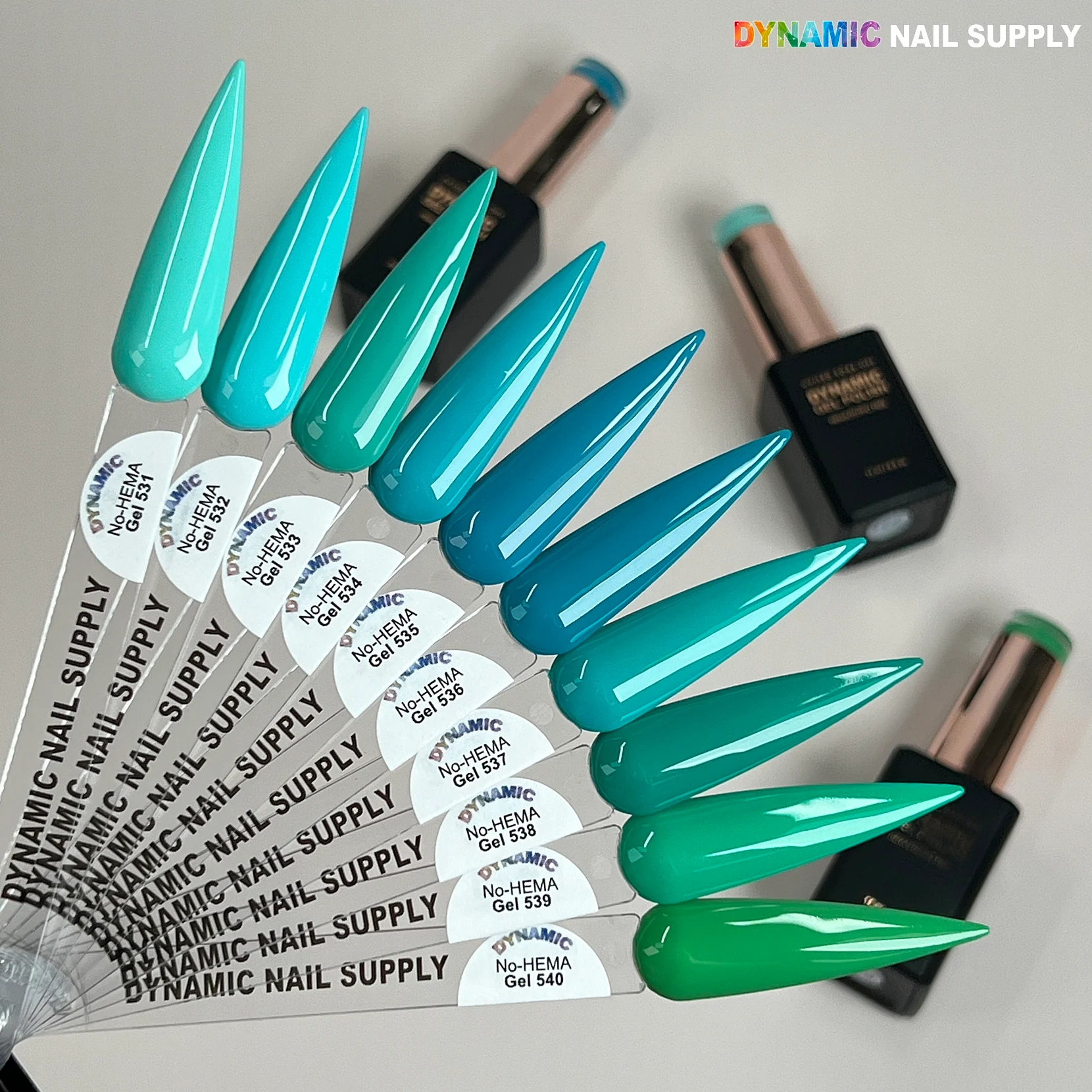 Dynamic No-HEMA Gel Polish - Color 531 to 540