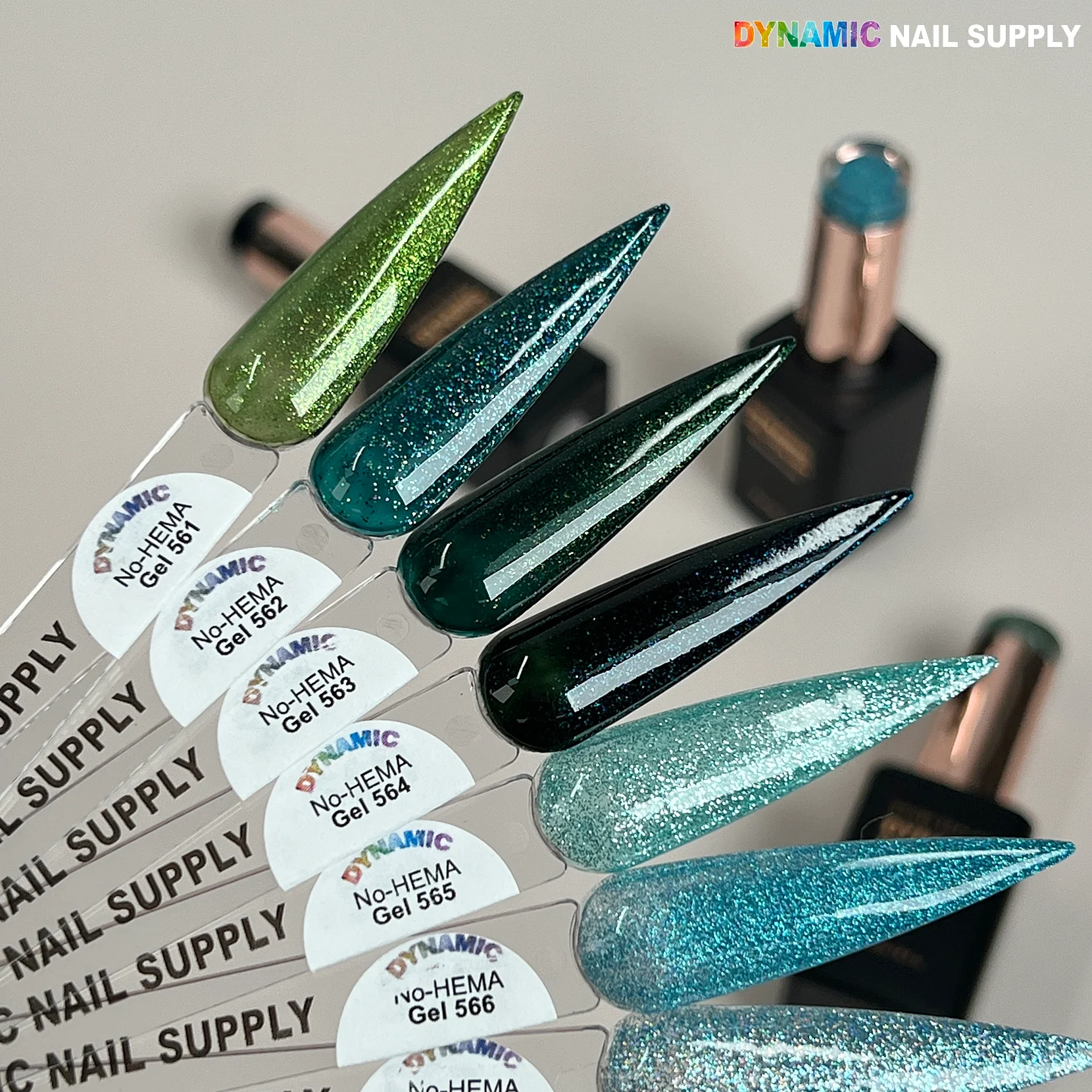 Dynamic No-HEMA Gel Polish - Color 561 to 570 - Image 2